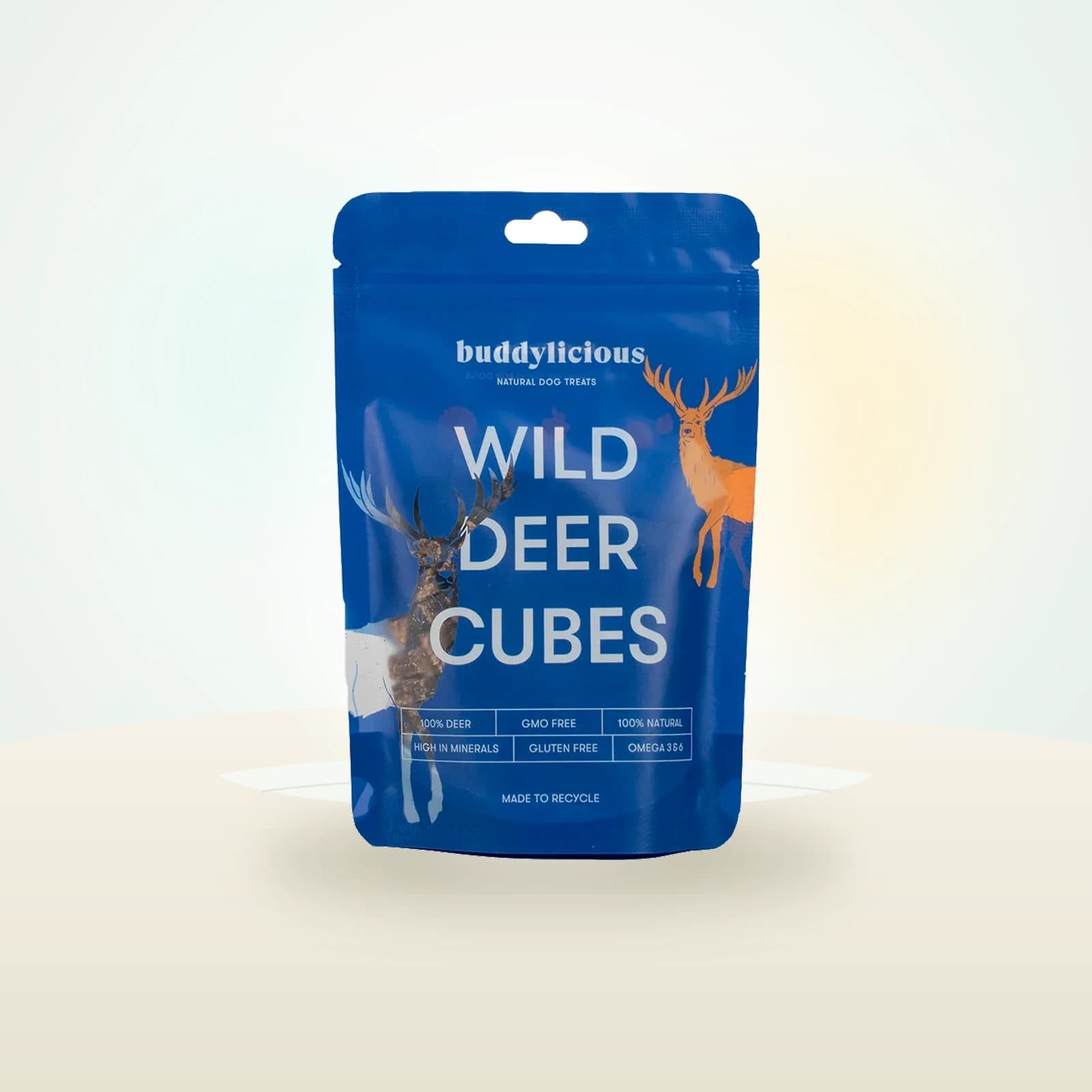 Buddylicious Wild Deer Cubes Dog Treats