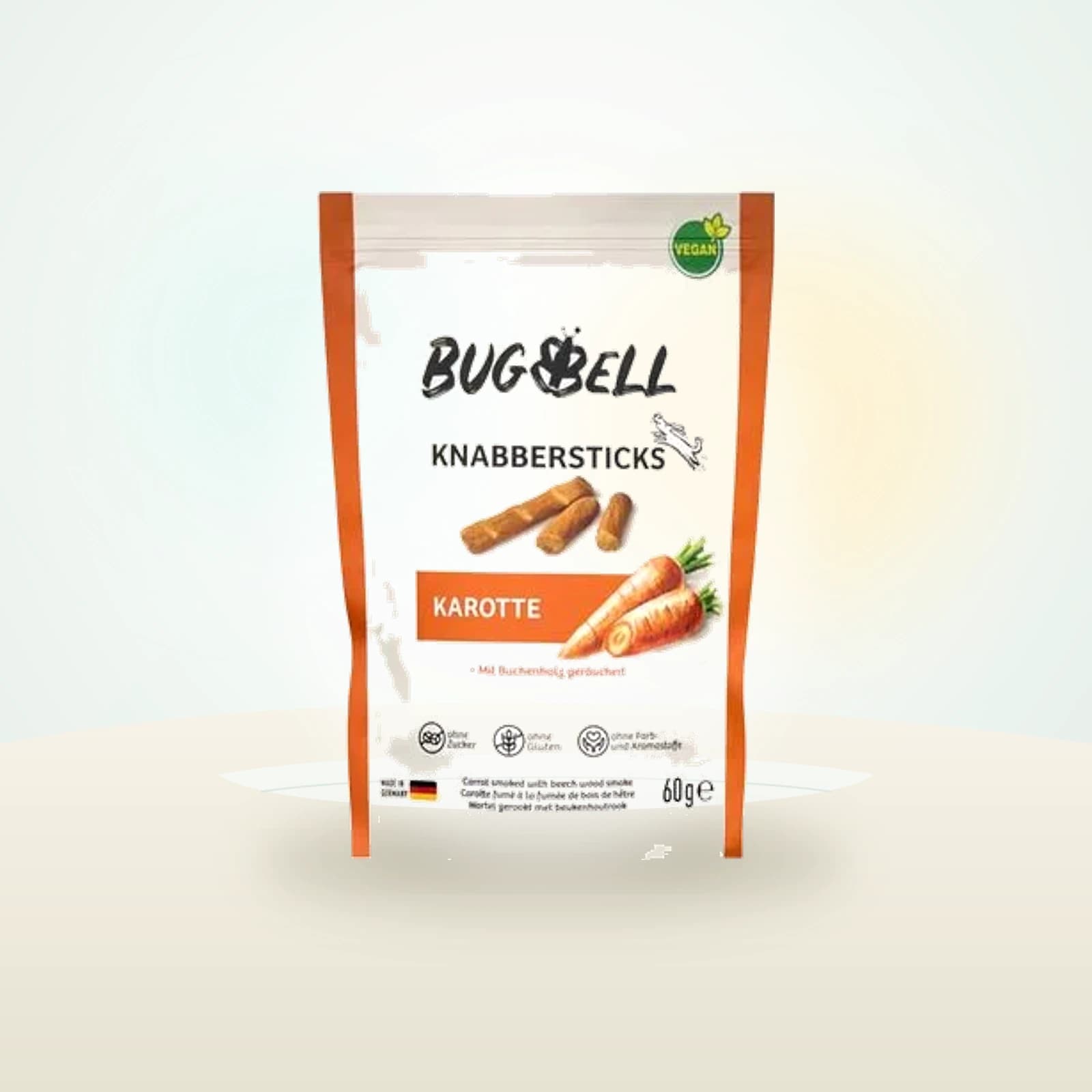 BugBell Palitos para mordisquear de zanahoria