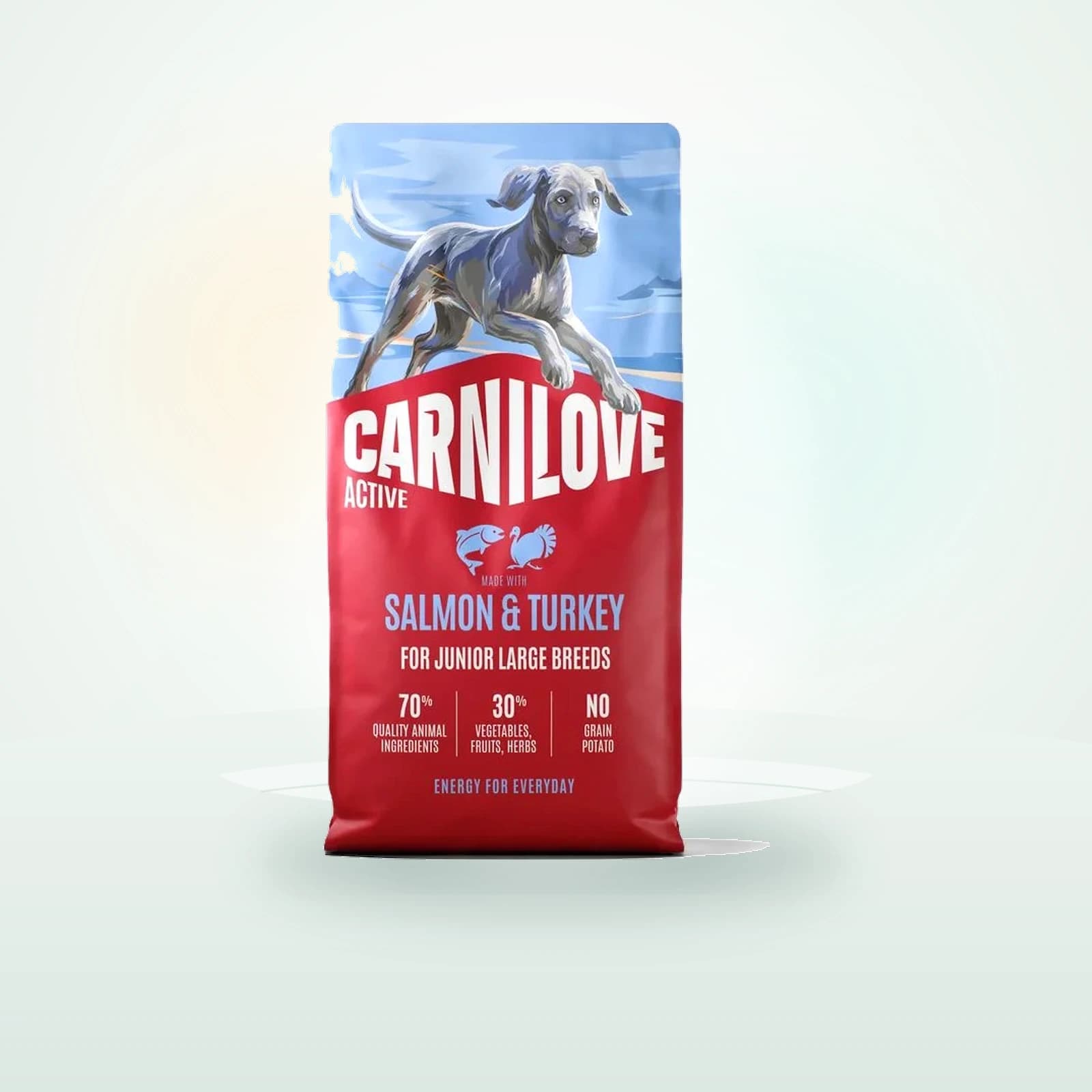 Carnilove Active Junior Large Breeds, łosoś i indyk