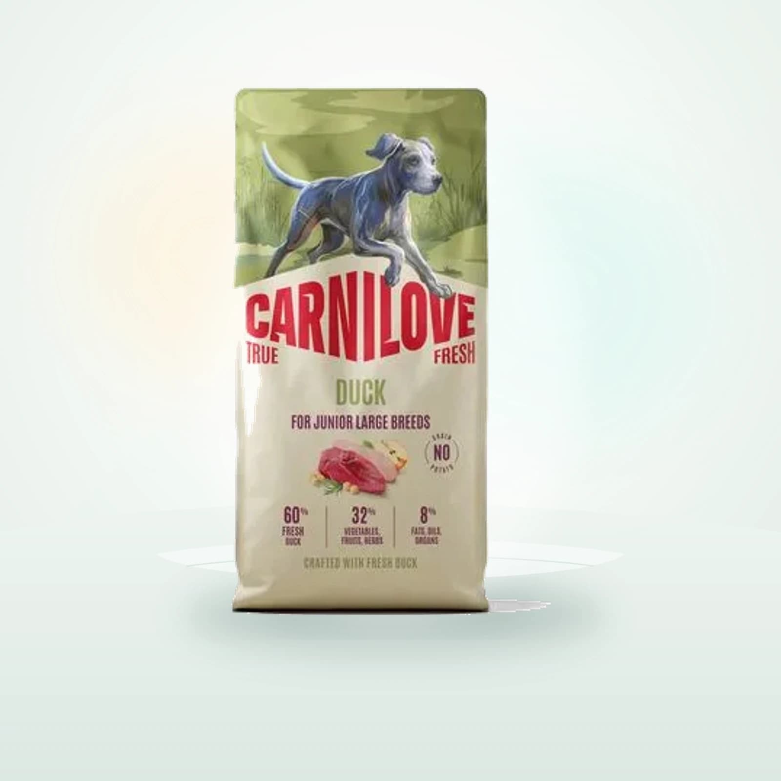Carnilove True Fresh Junior Grote Rassen met Eend
