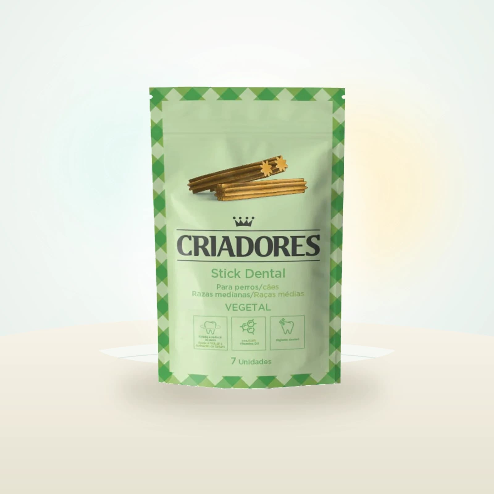 Criadores Snacks Dentales Veggie de raza mediana