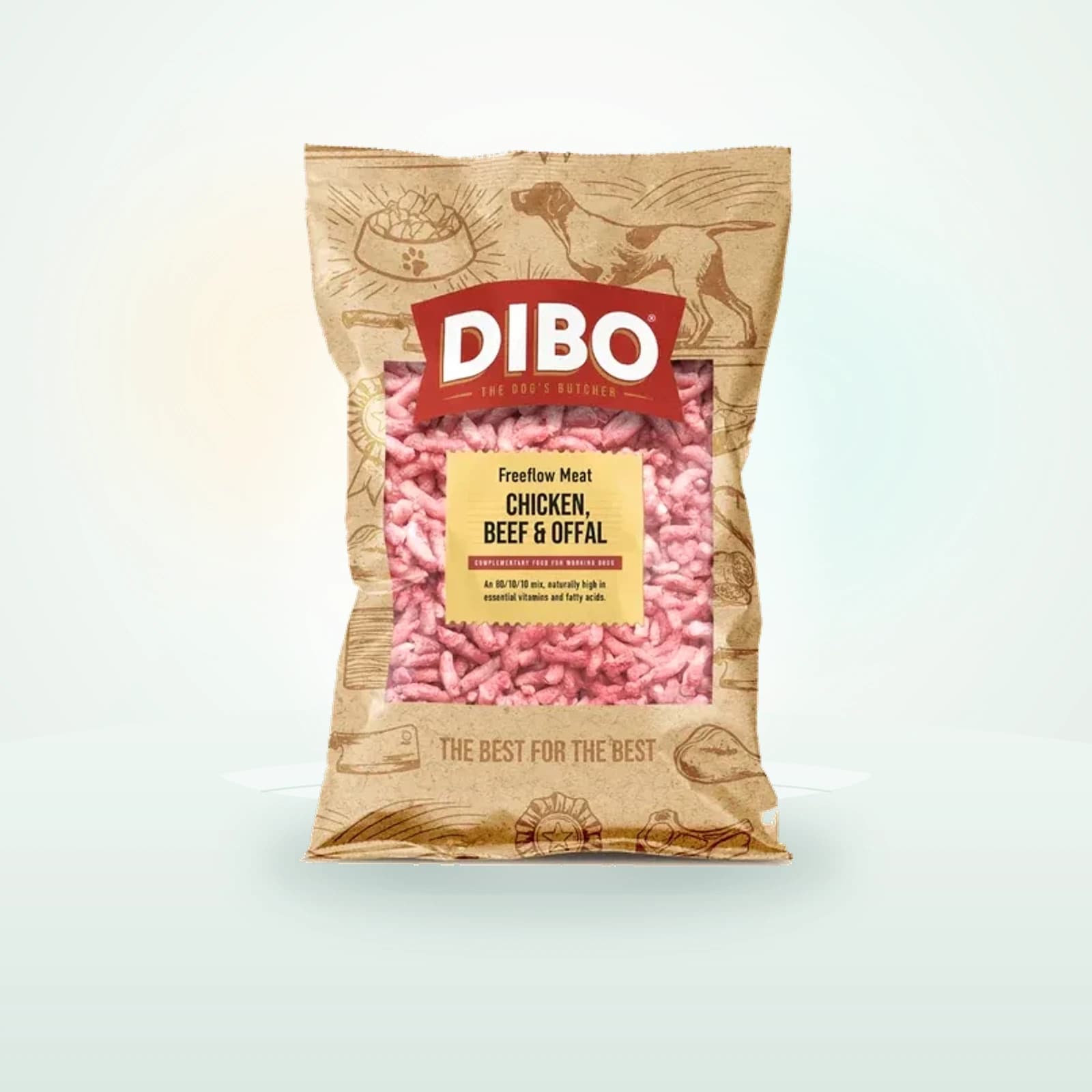 DIBO Free Flow Mince Chicken, Beef and Offal