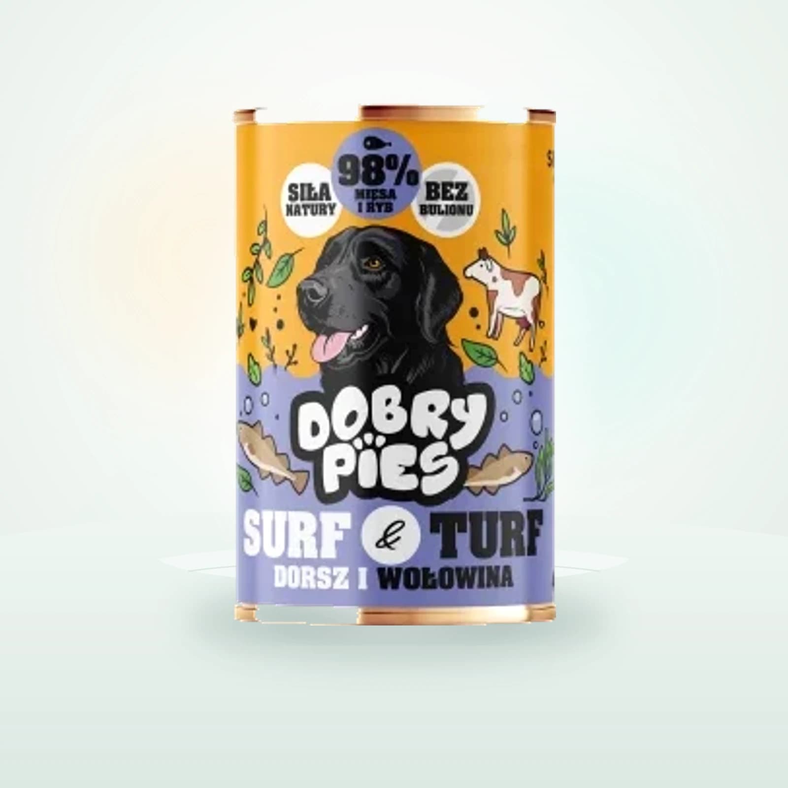 Dobry Pies Surf & Turf Dorsz i wołowina