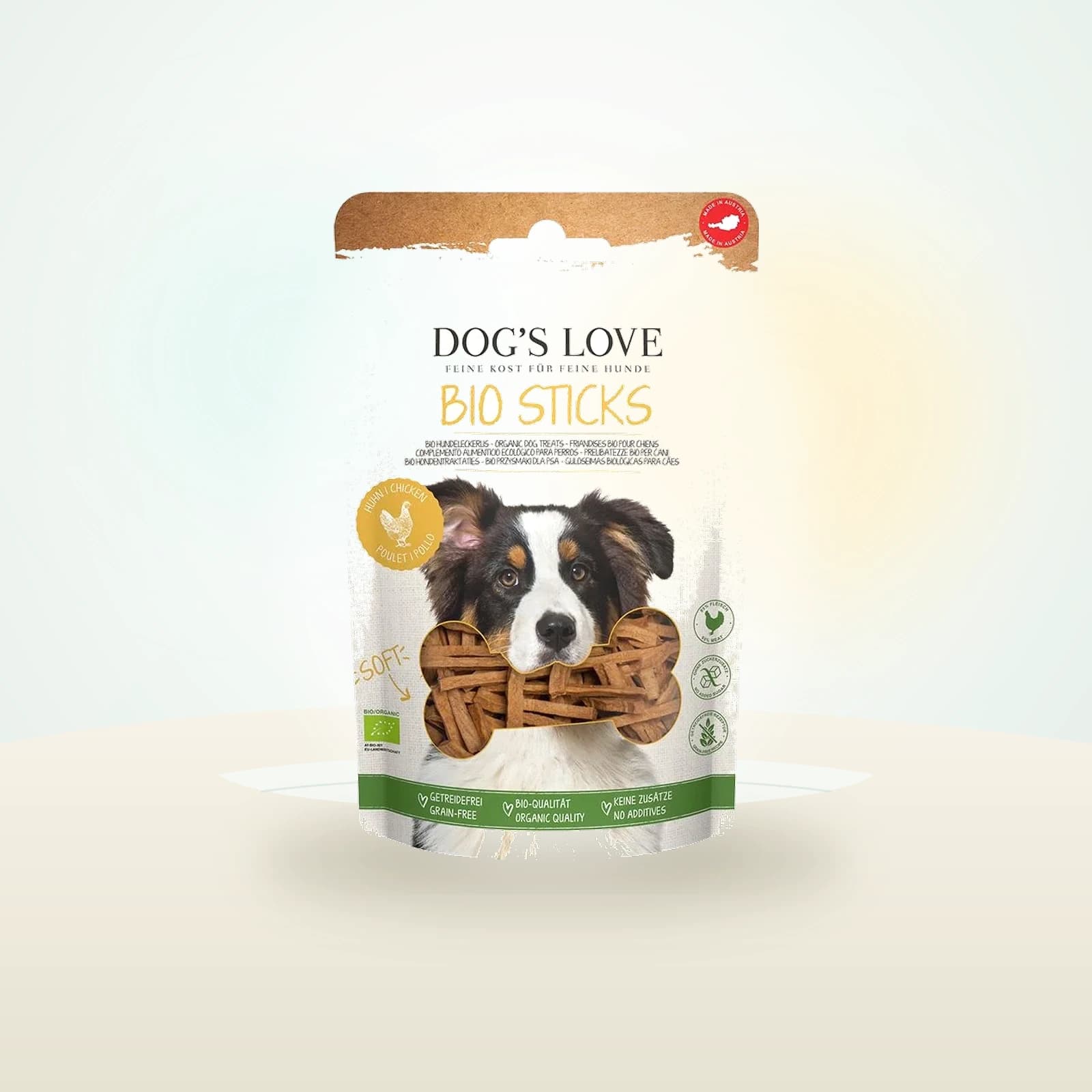 Dog's Love bio tyčinky s bio kuřecím