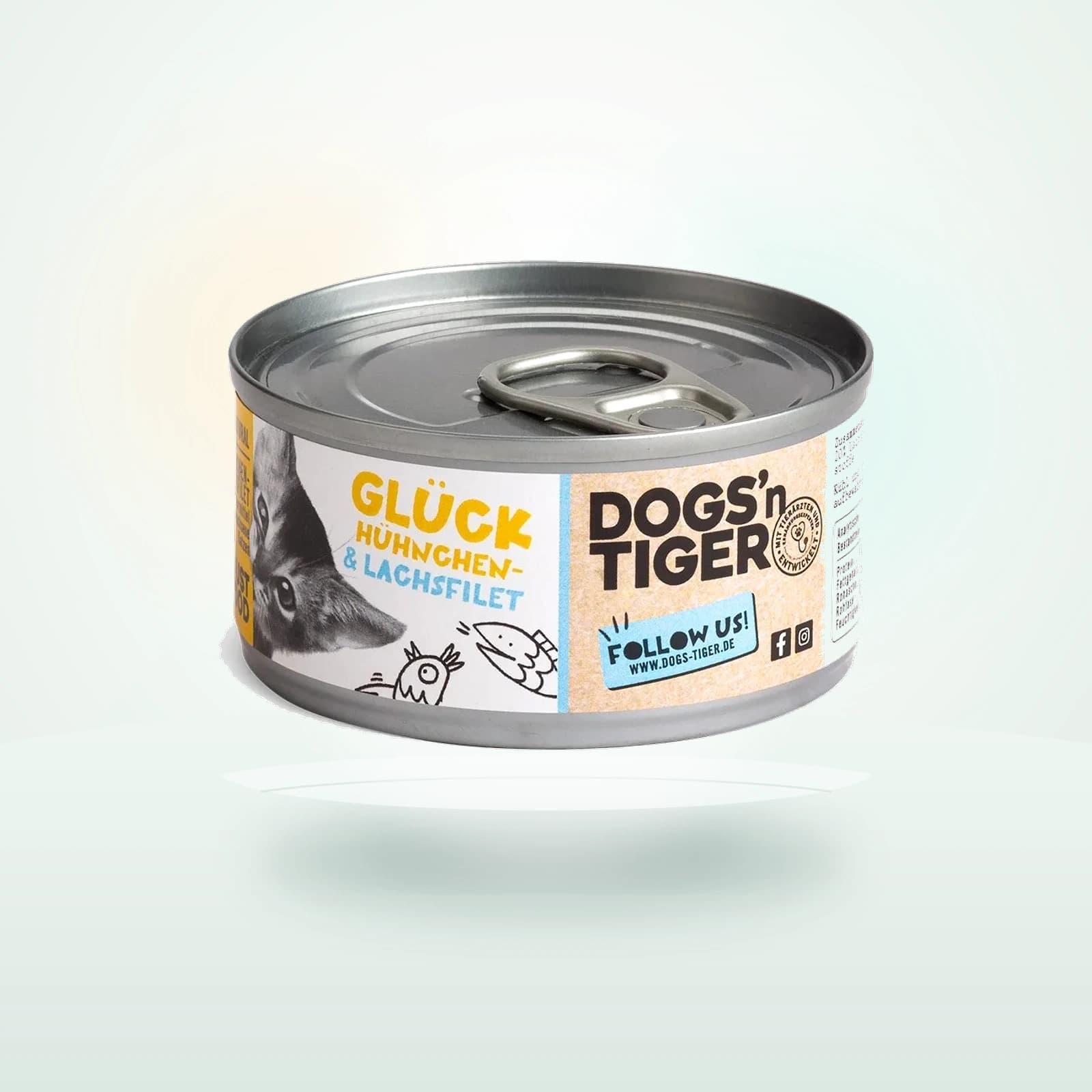 Dogs'n Tiger Glück Nassfutter Hühner- & Lachsfilet