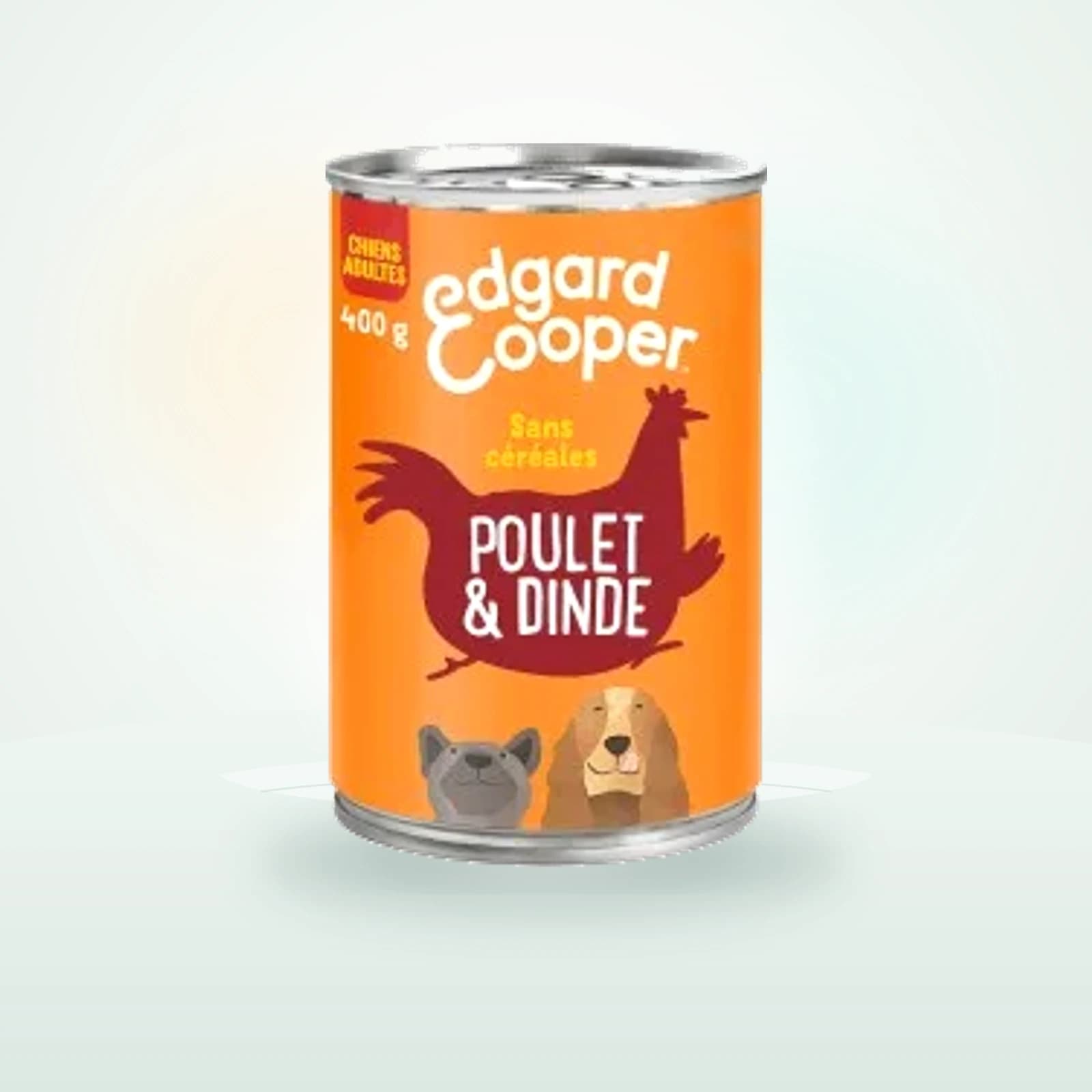 Edgard & Cooper Boîte Chien Adulte Dinde & Poulet
