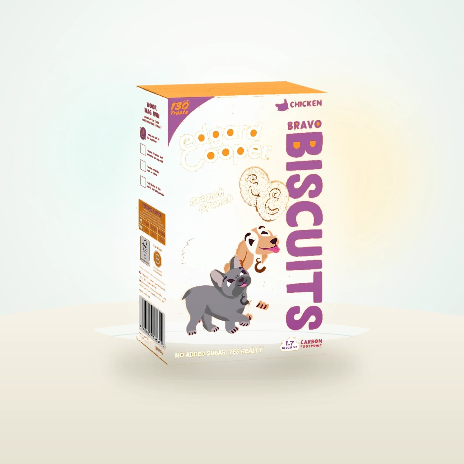 Edgard & Cooper mit Huhn, Biscuits, Adult