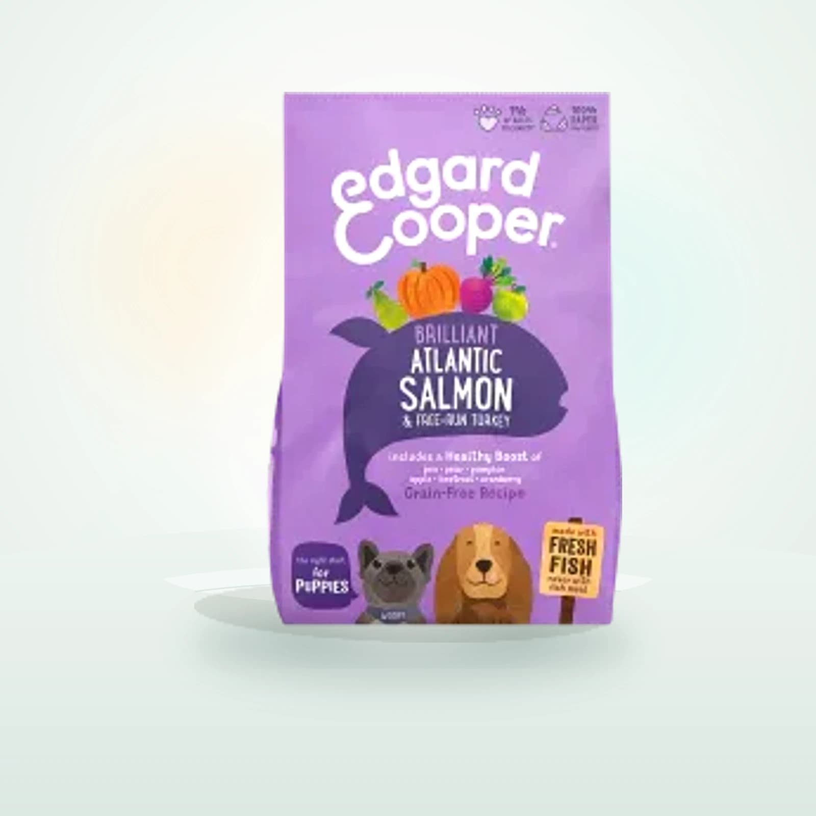 Edgard & Cooper Saumon & Dinde Croquettes Puppy