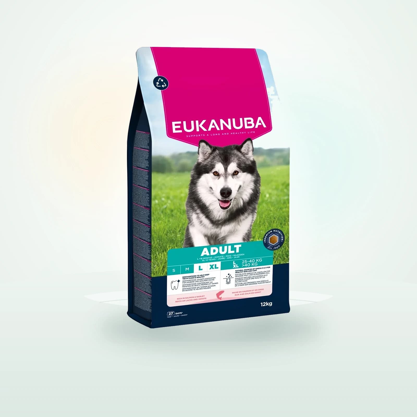 Eukanuba , adulte, grande taille, Saumon