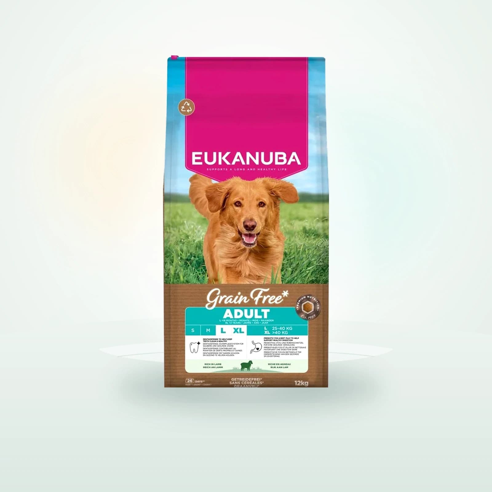 Eukanuba Grain Free Adult Large bárány