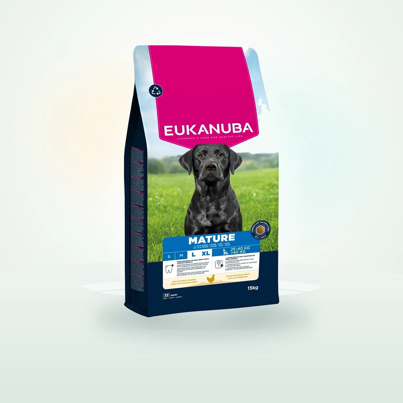 Eukanuba , Mature, grande taille, poulet