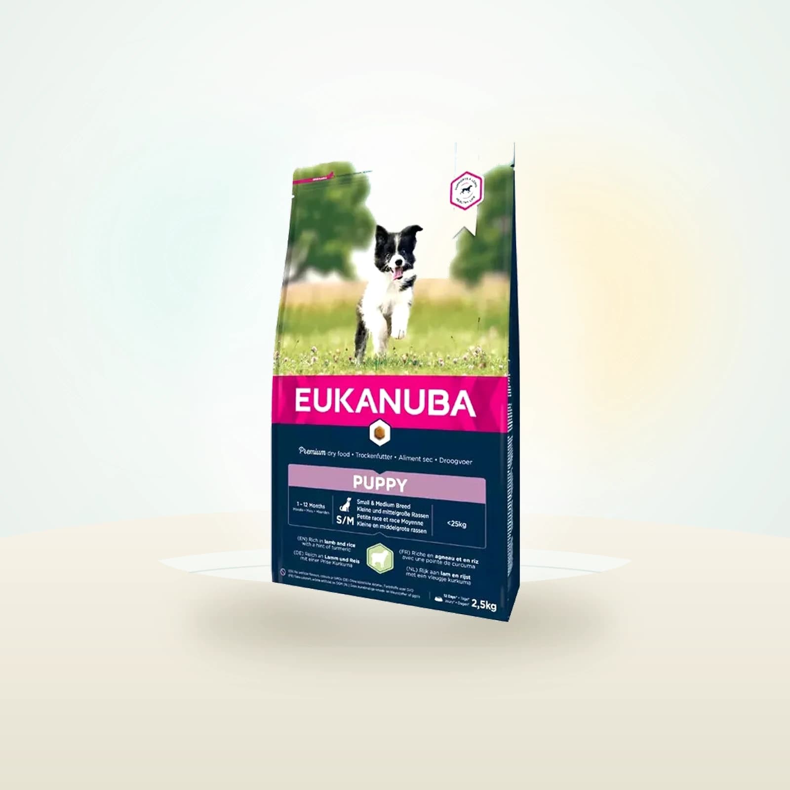 Eukanuba Small en Medium Puppyvoer Lam en Rijst