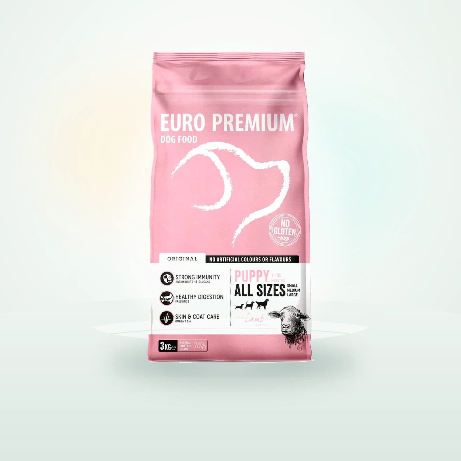 Euro Premium All Size Puppy - Lam en Rijst