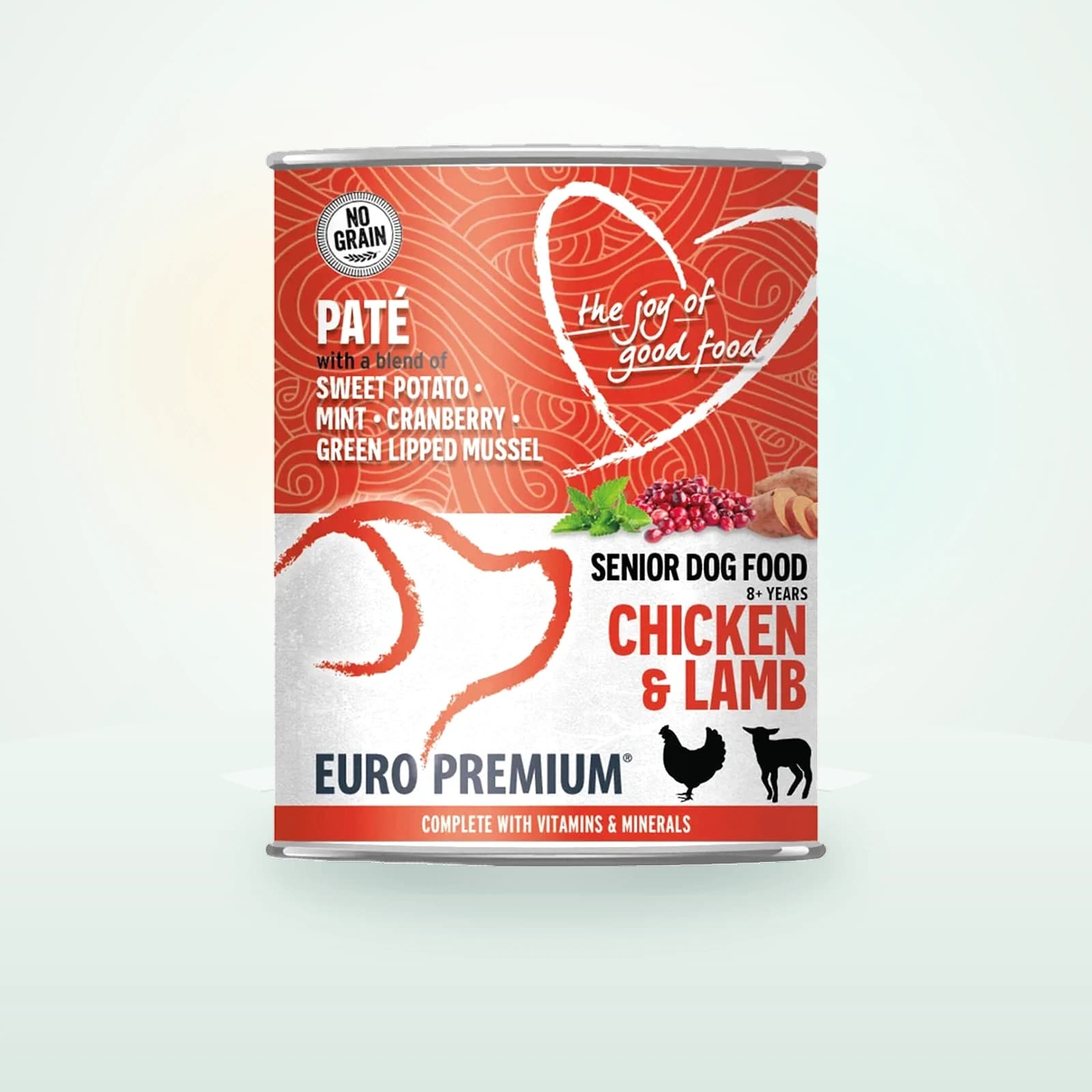 Euro Premium Senior Paté - Kip en Lam