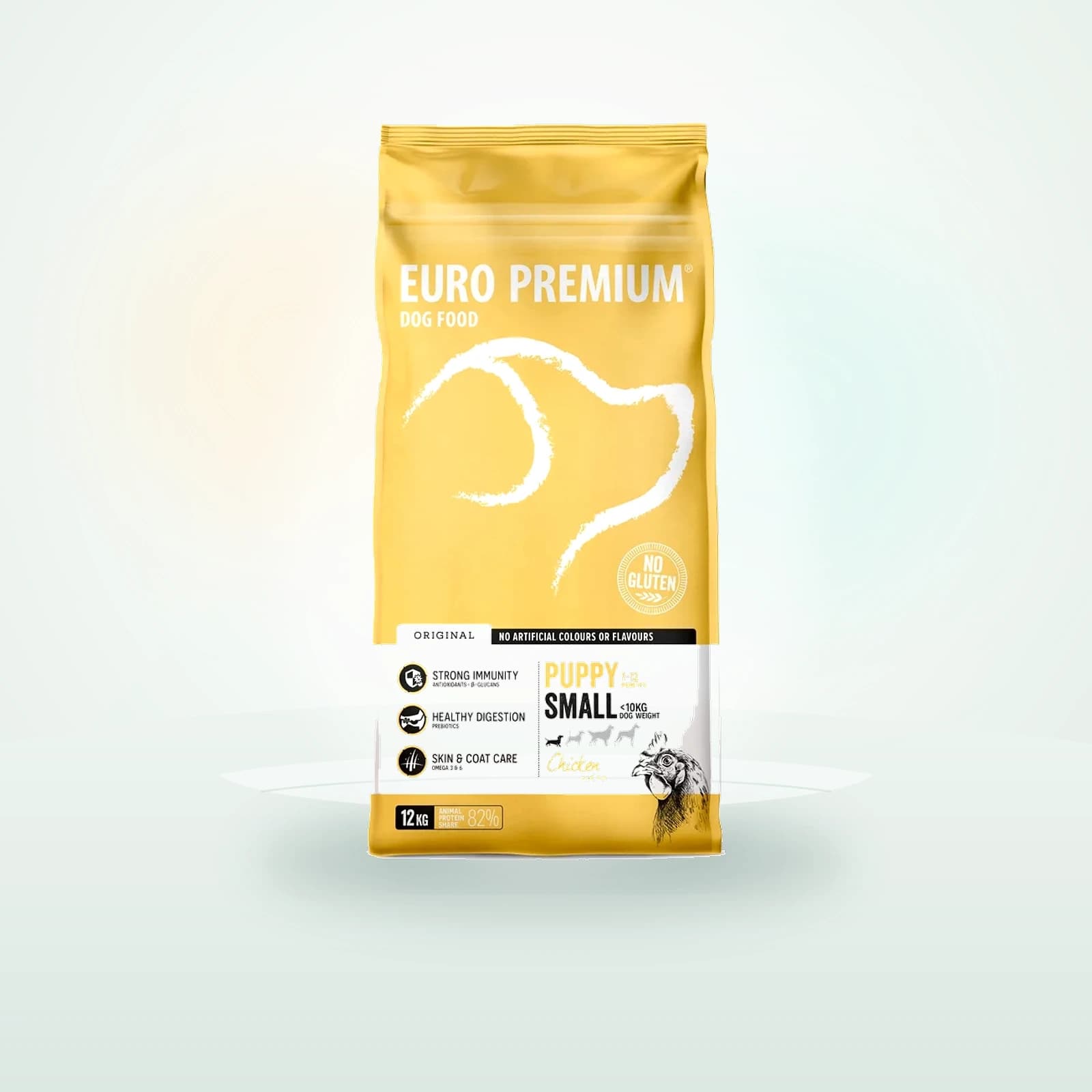Euro Premium Small Puppy - Kip en Rijst