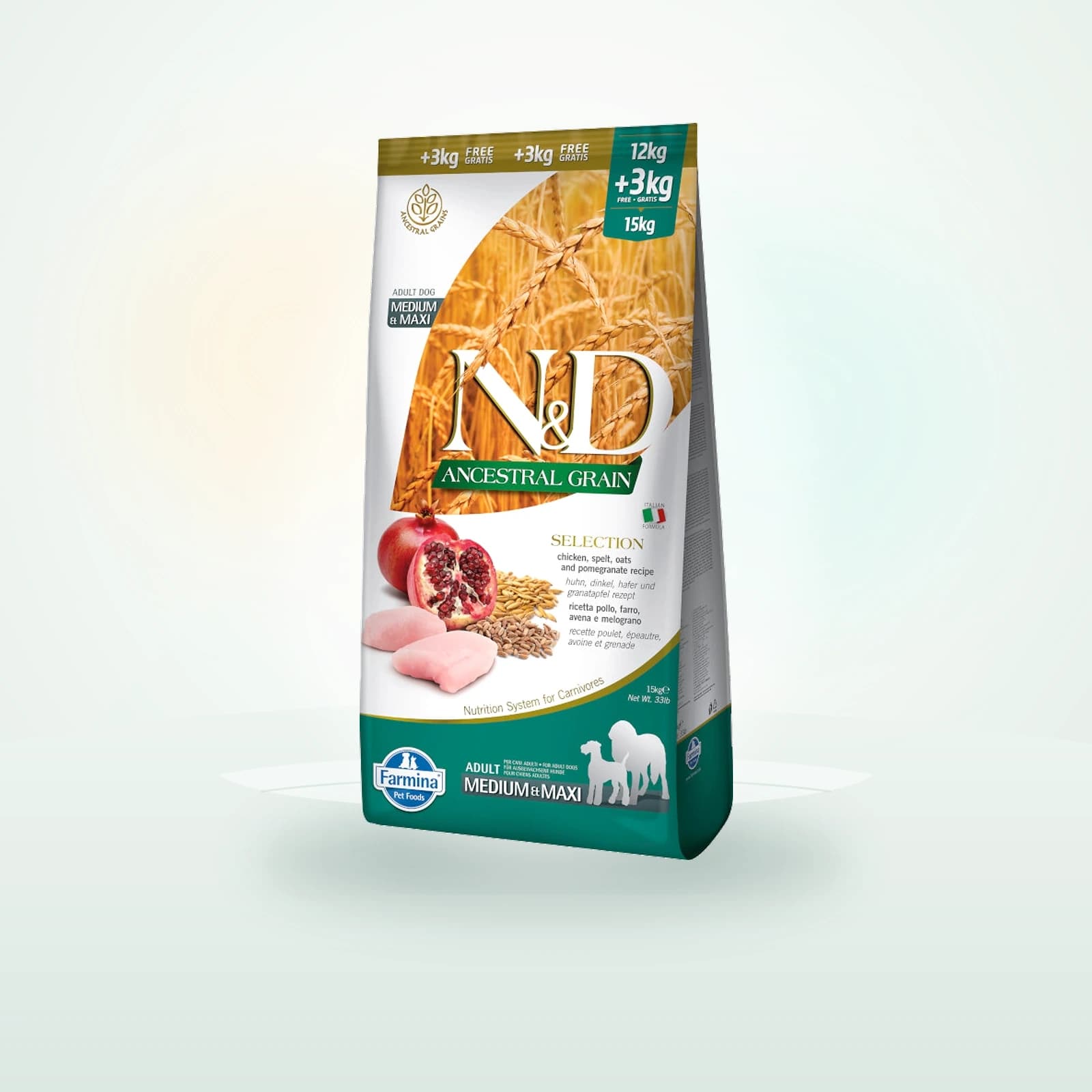 Farmina N&D Ancestral Grain Pollo y Granada