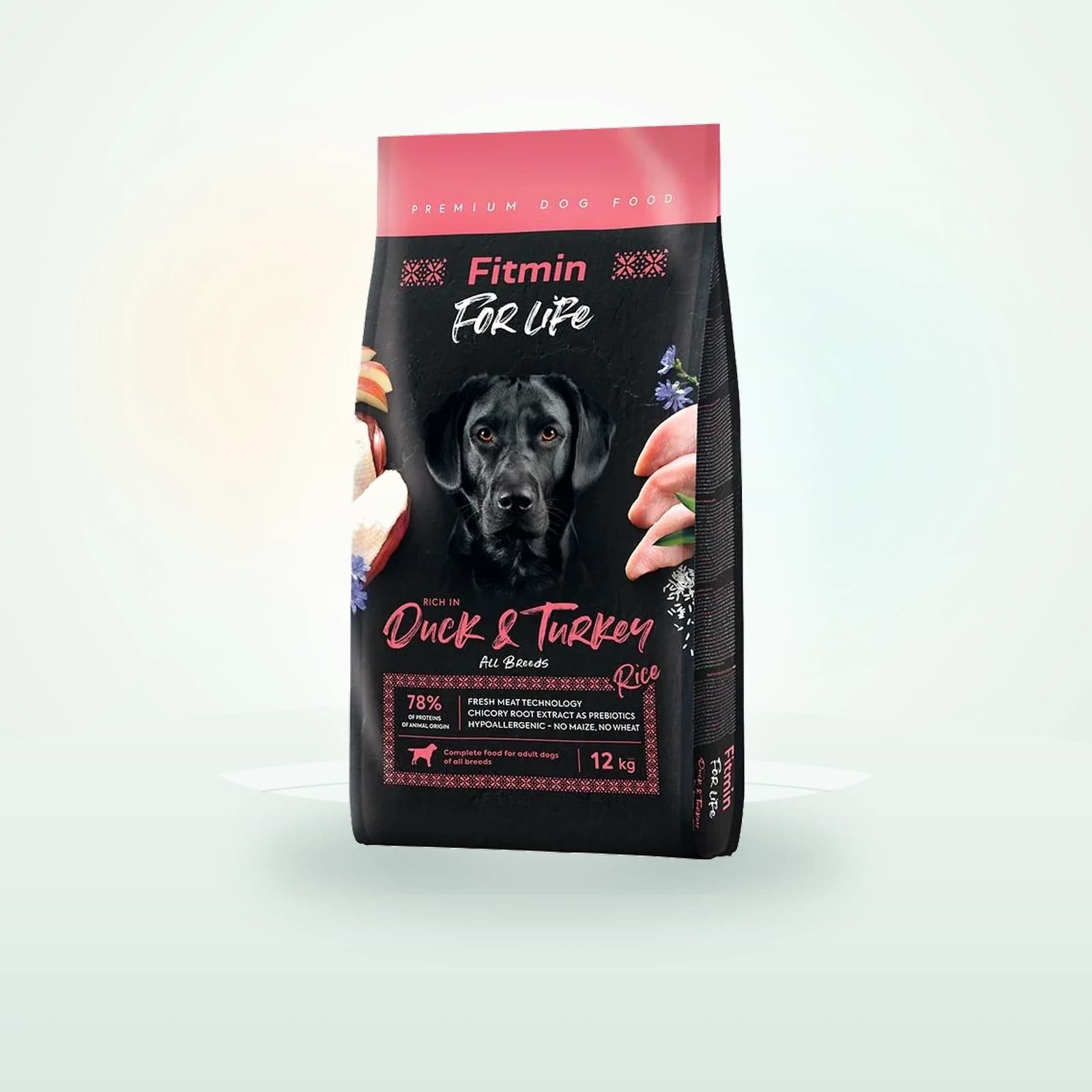FITMIN Dog For Life, kaczka i ryż