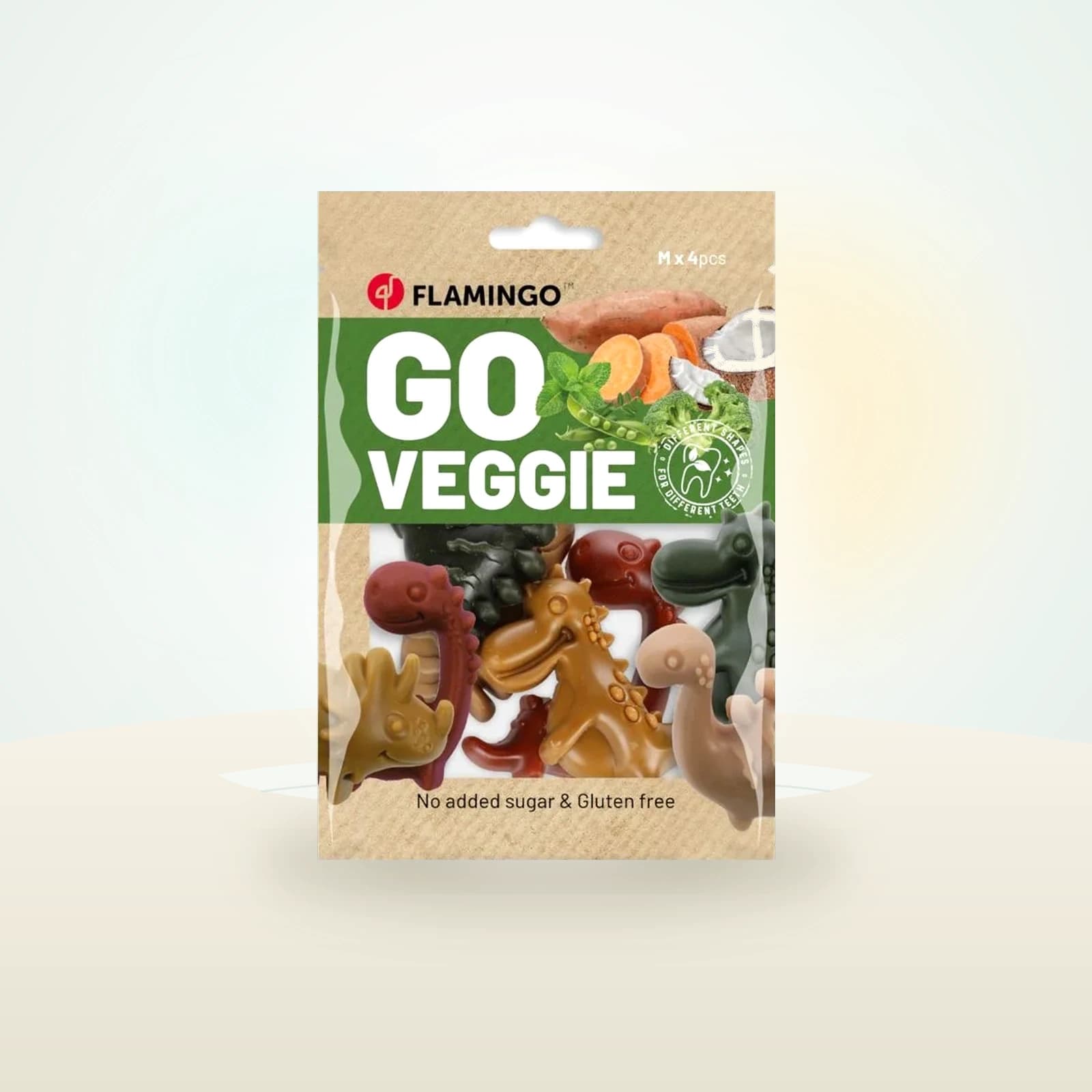Flamingo Go Veggie Dinosaurier Mix