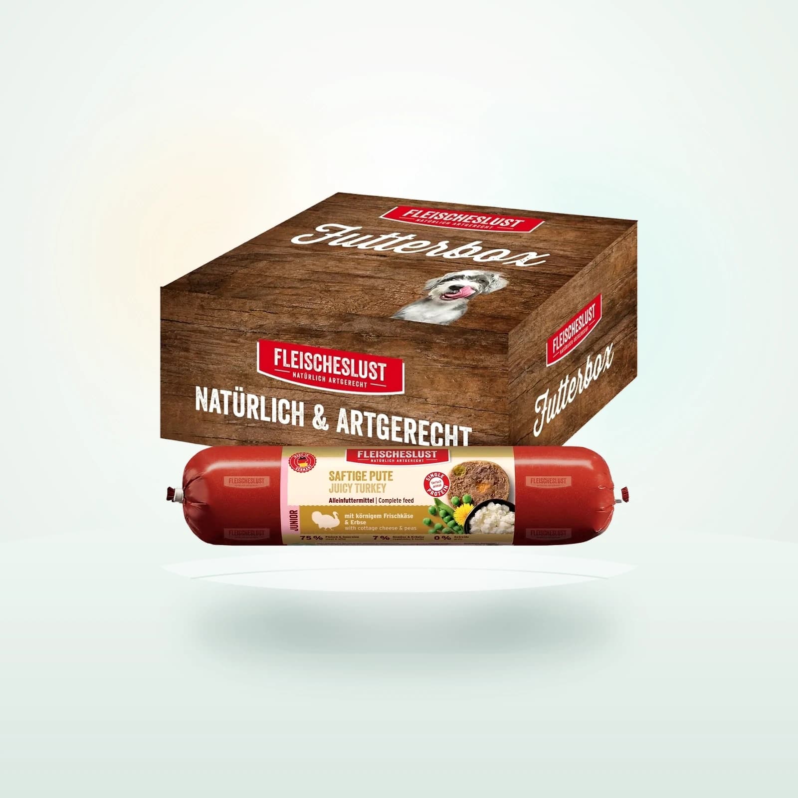 Fleischeslust Nassfutter Hund Wurst