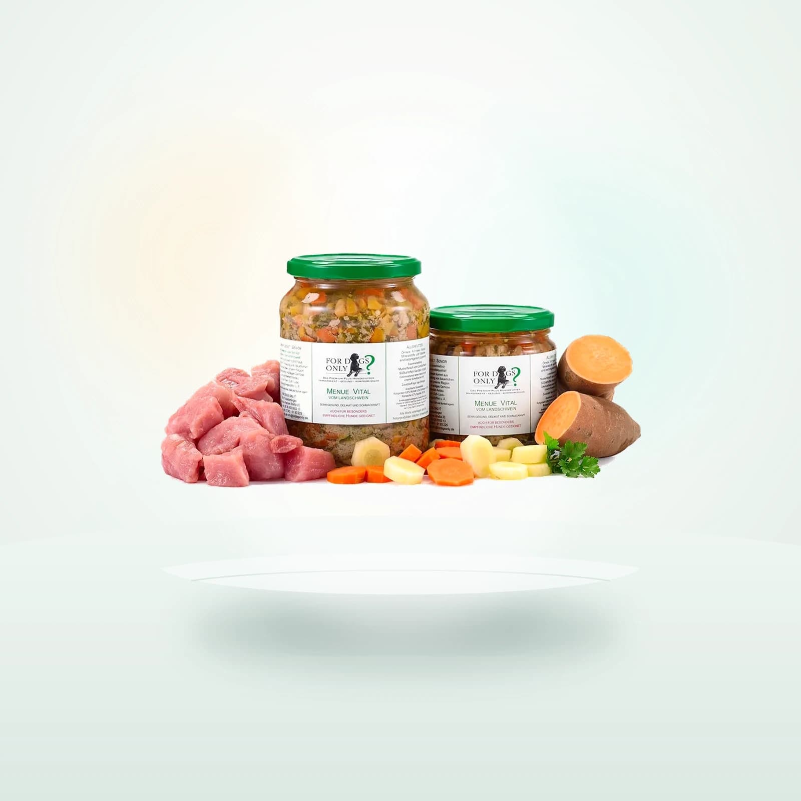 For Dogs Only Premium Hundefutter Menue Vital