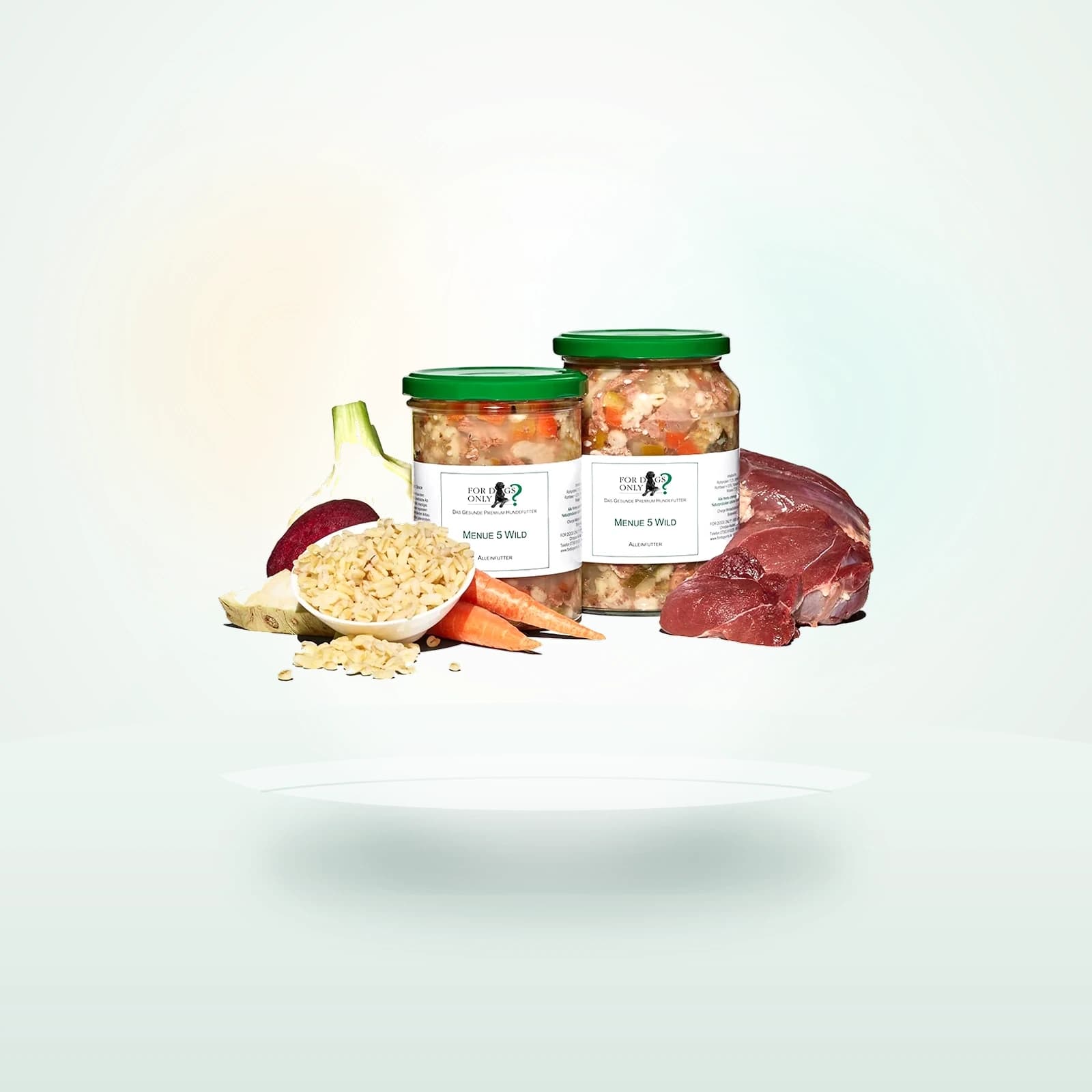 For Dogs Only Premium Hundefutter Menue Wild