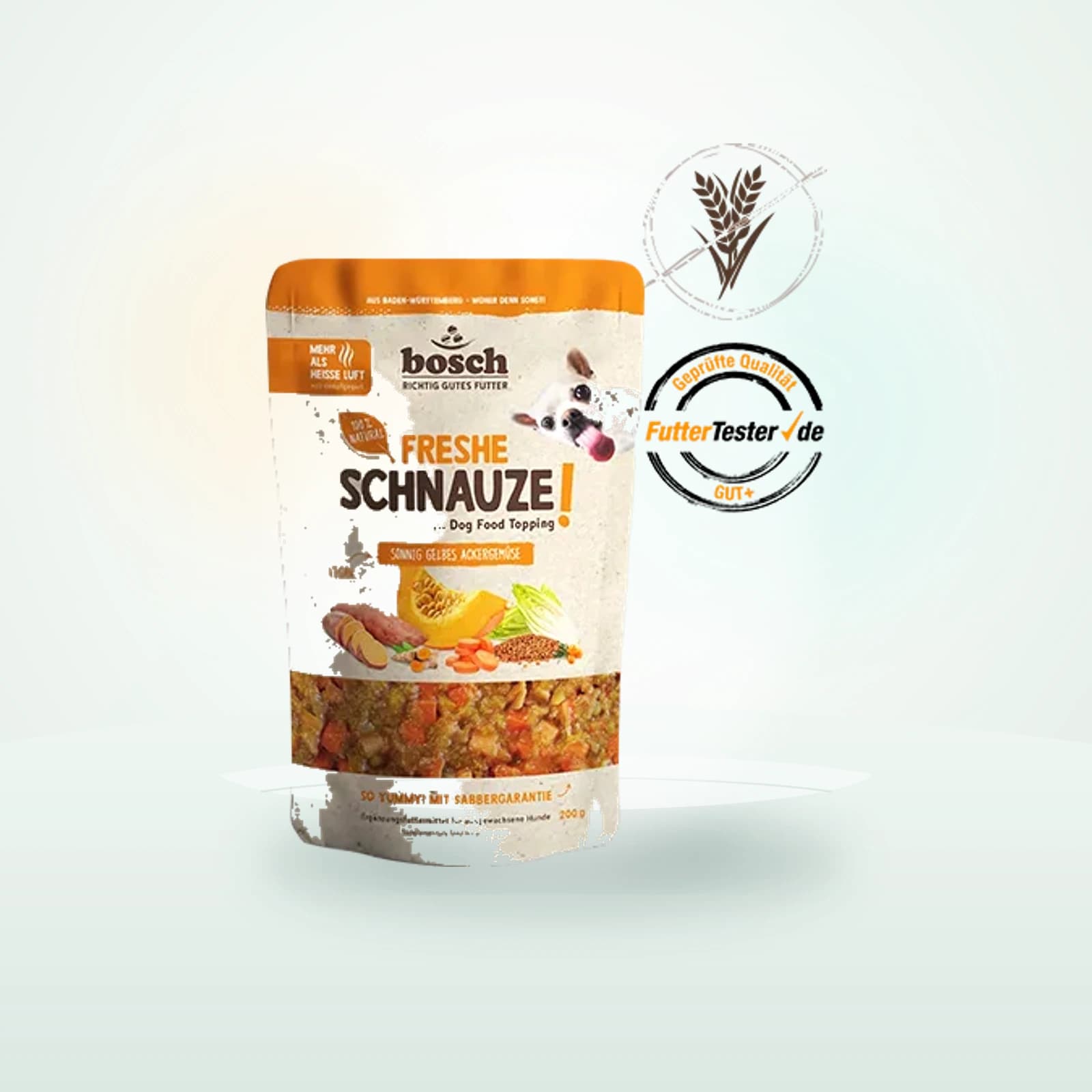 Freshe Schnauze sonnig gelbes Ackergemüse
