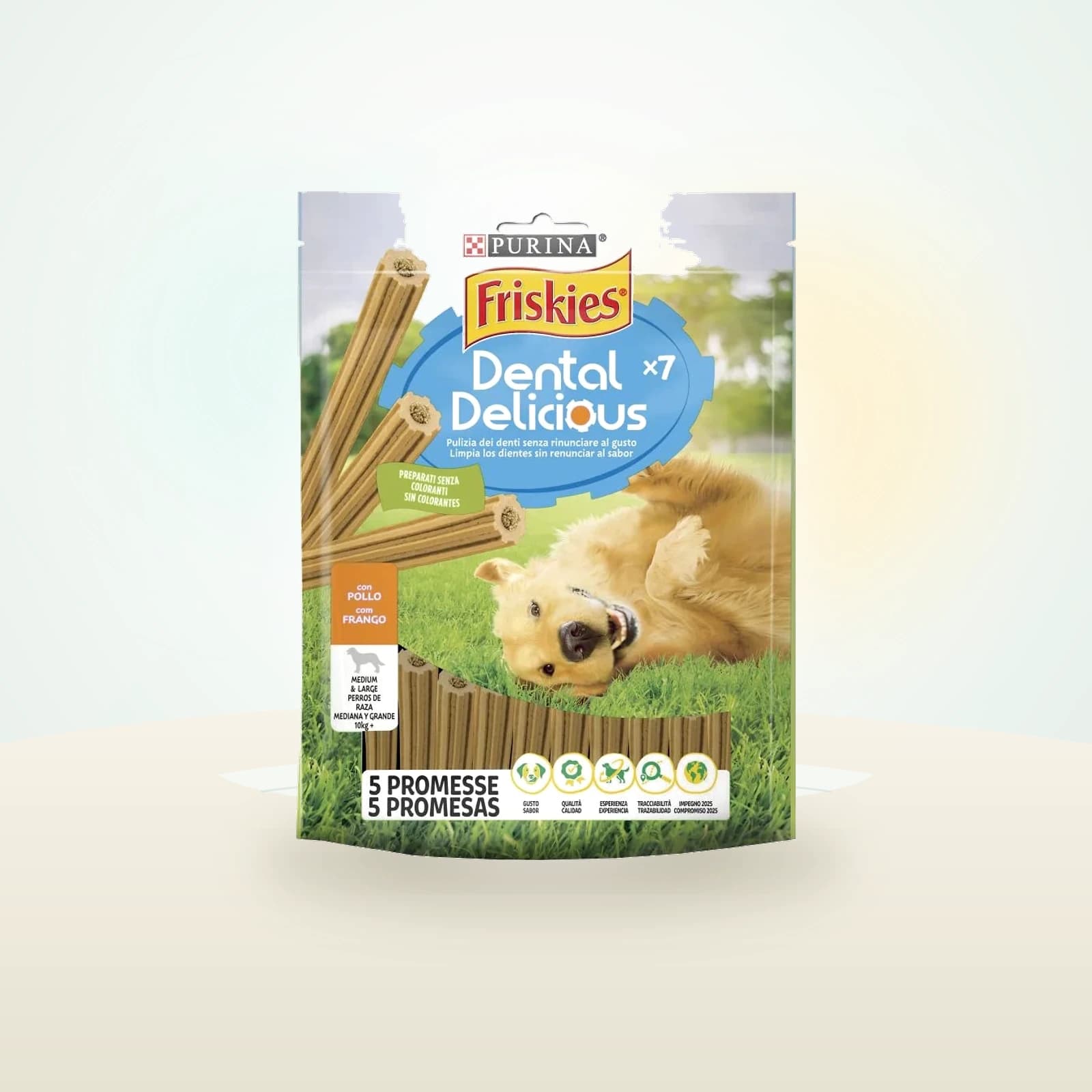 Friskies Delicious Snack Dental de Pollo