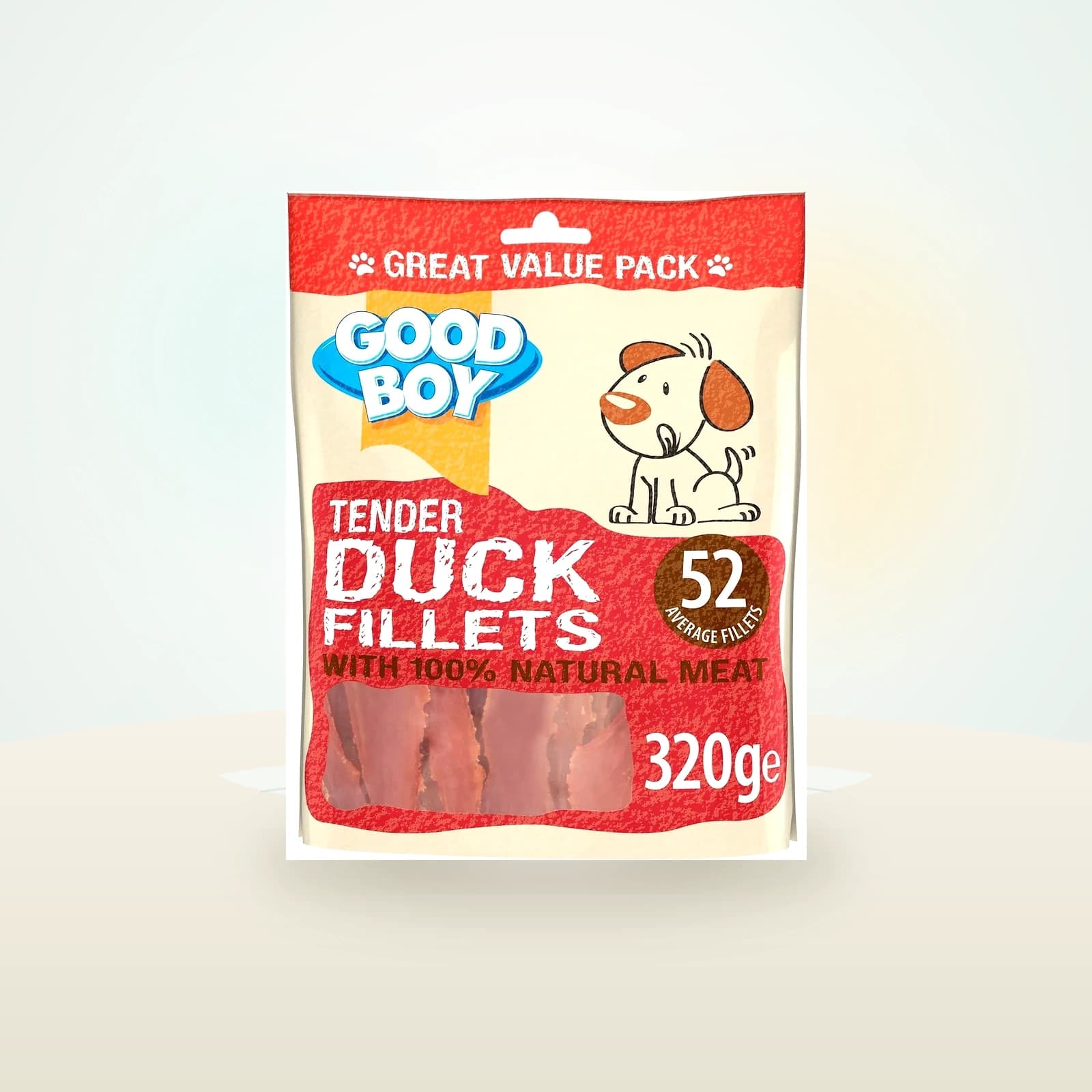 Good Boy Tender Duck Fillets Dog Treats