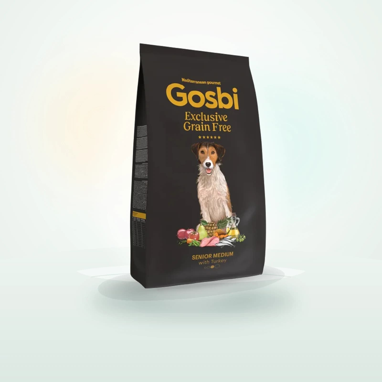 Gosbi Exclusive Grain Free Dog Senior Medium with Turkey