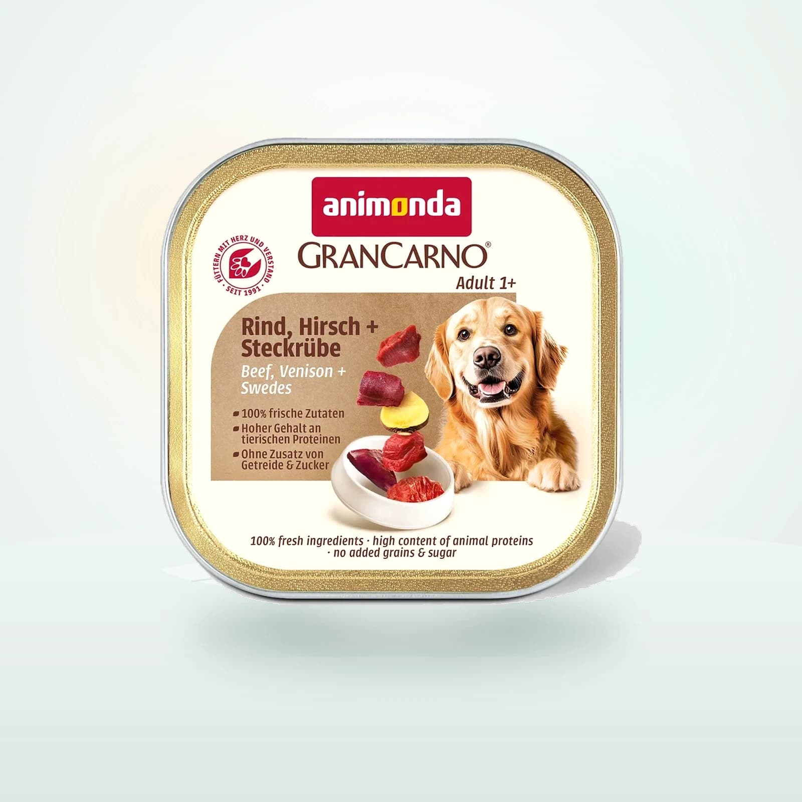GranCarno Adult Rind, Hirsch + Steckrübe