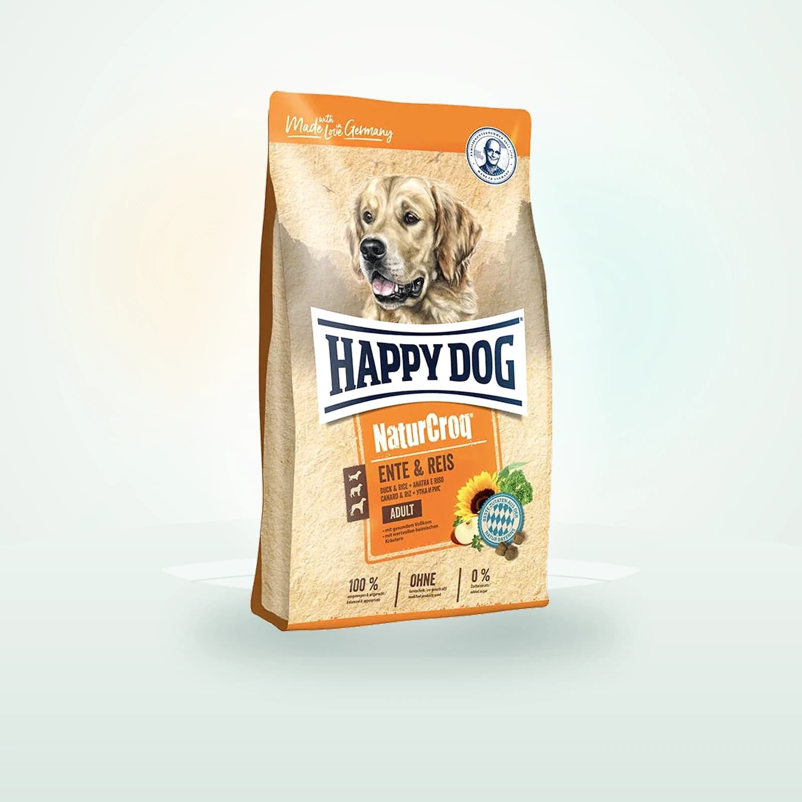 Happy Dog NaturCroq - Eend en Rijst