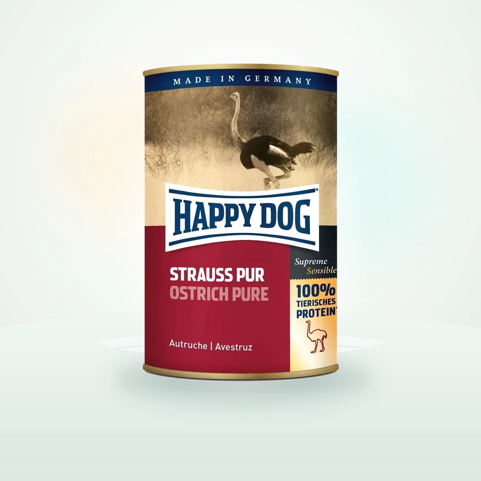 Happy Dog Pur Strauss ze strusiem