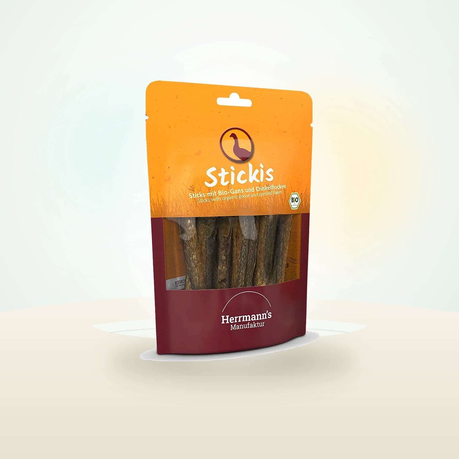 Herrmann's Stickis Bio Gans mit Dinkelflocken