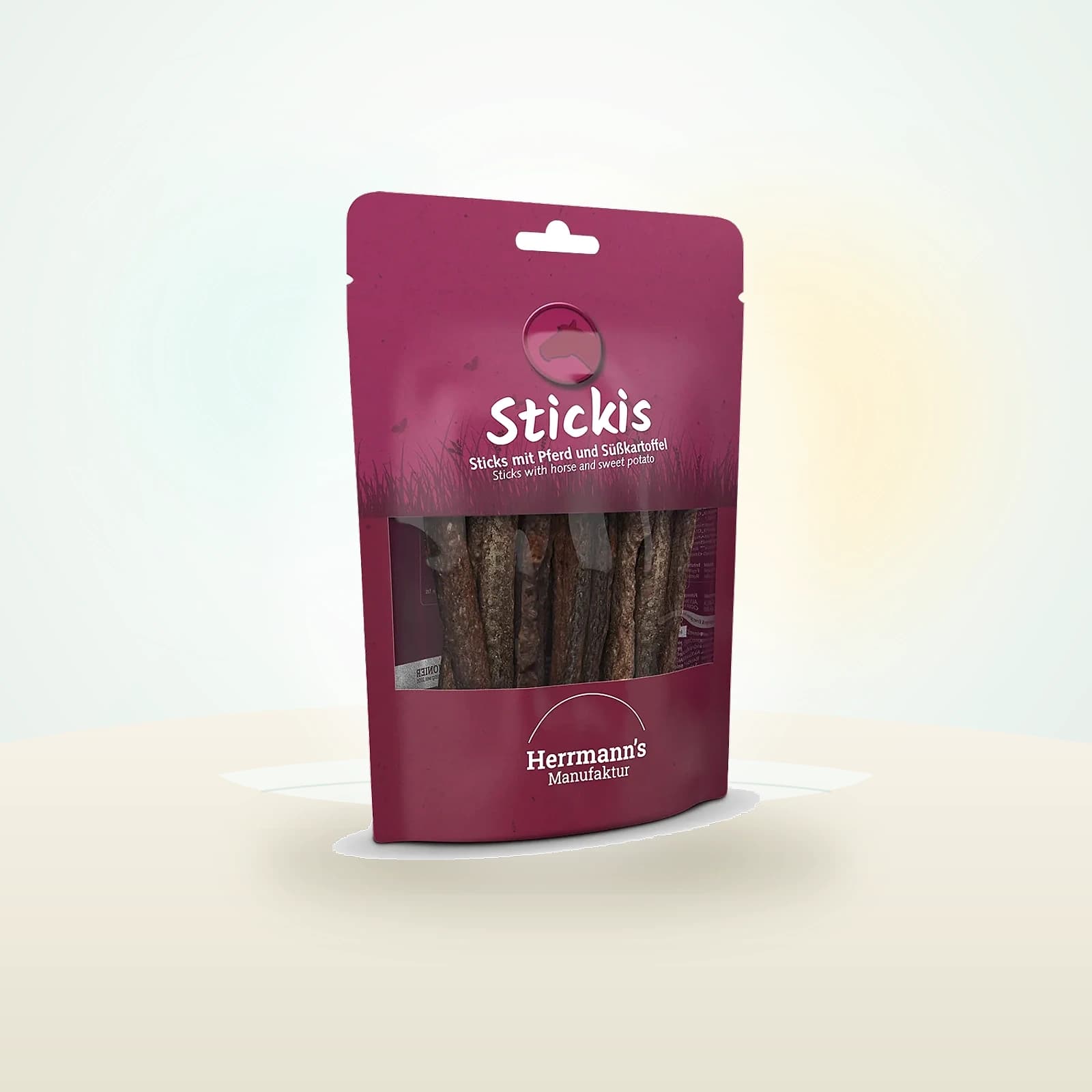 Herrmann's Stickis Pferd mit Süßkartoffeln
