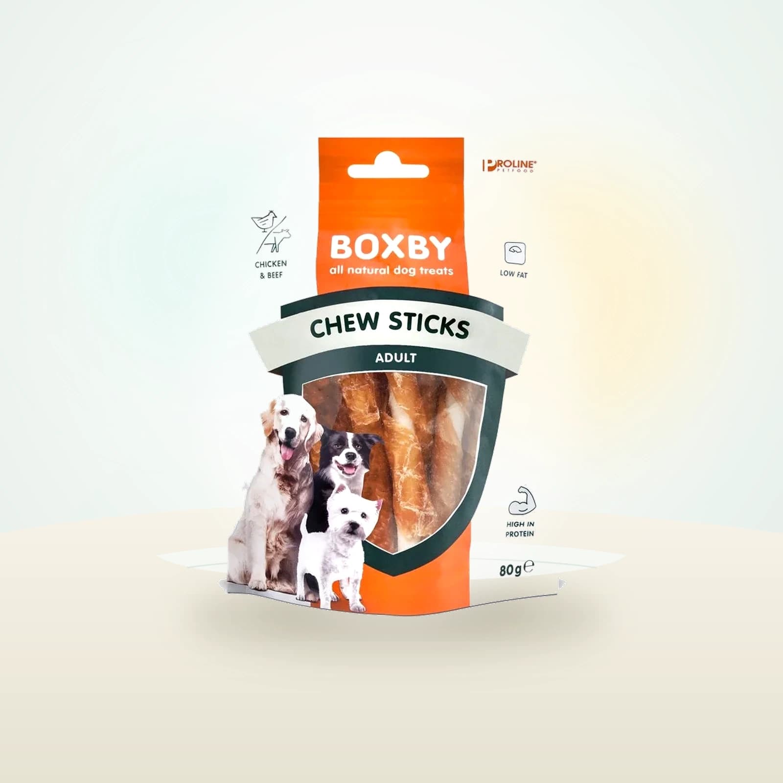 Hundgodis Tuggben Boxby Chew Stix Chicken