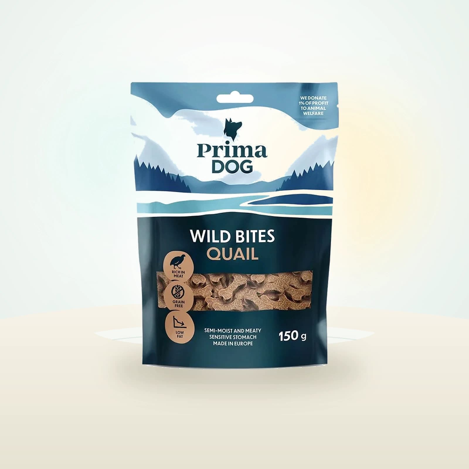 Hundgodis Tuggben PrimaDog Wild Bites Soft Snack