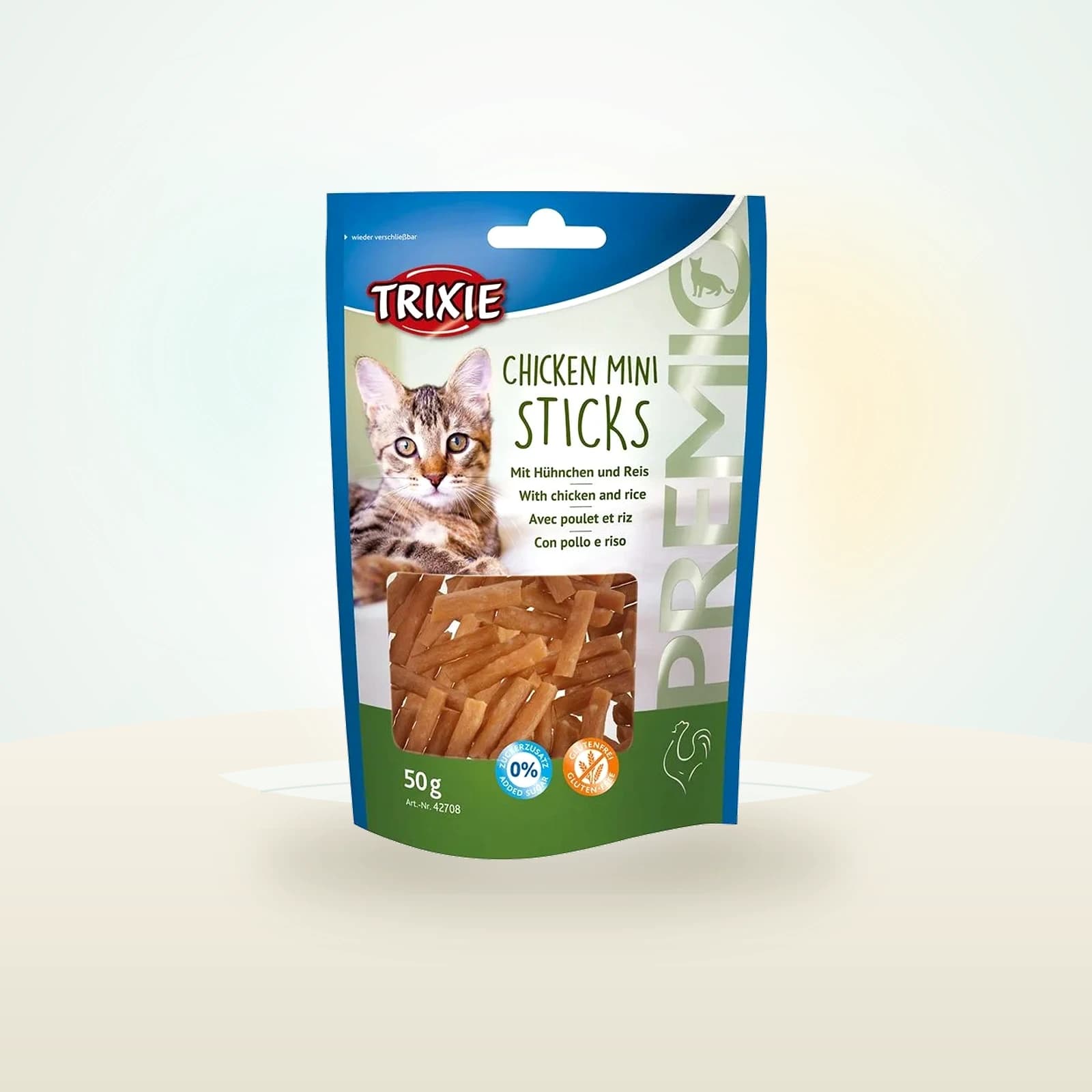 Hundgodis Tuggben Trixie PREMIO Mini Sticks med kyckling