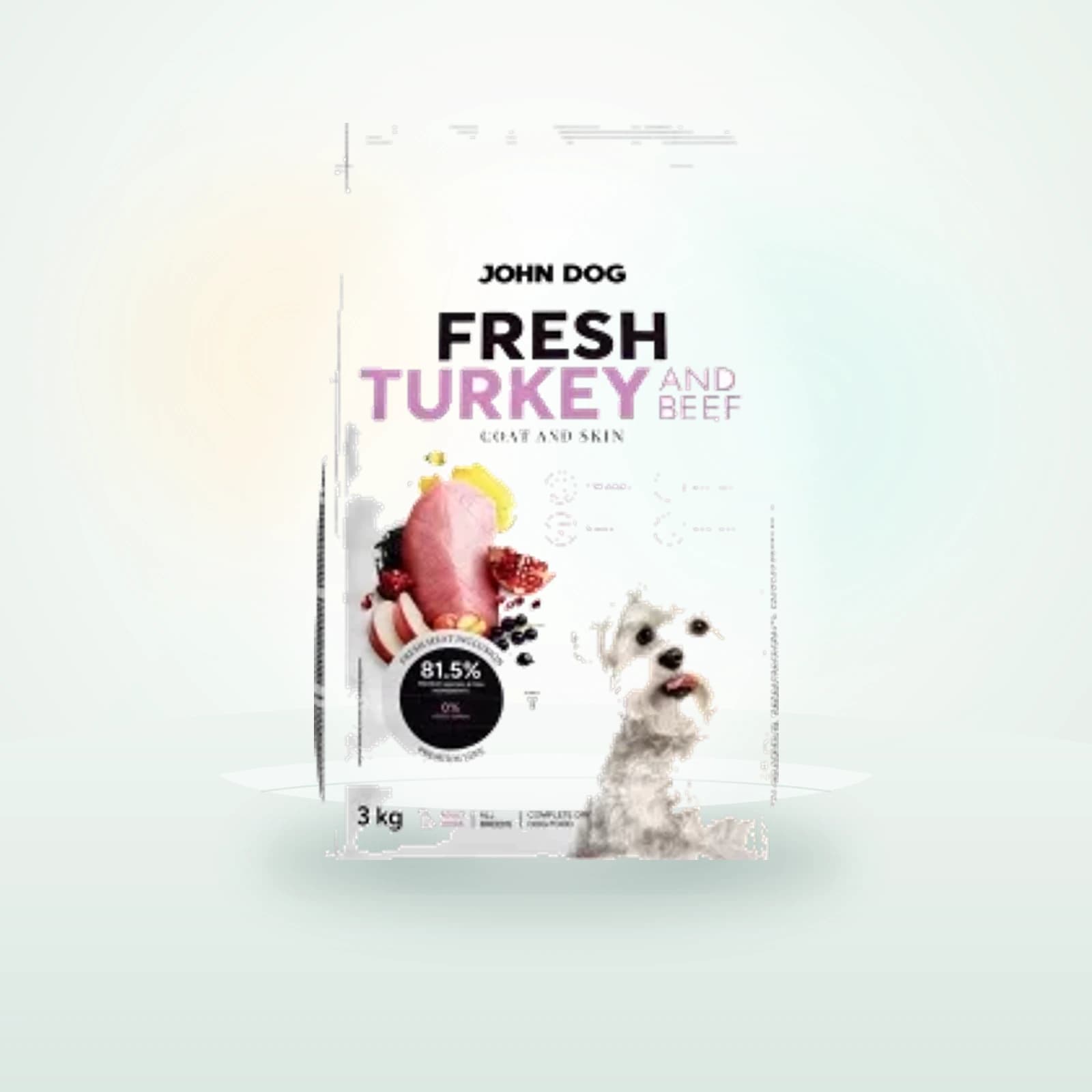 JOHN DOG Fresh Indyk i wołowina