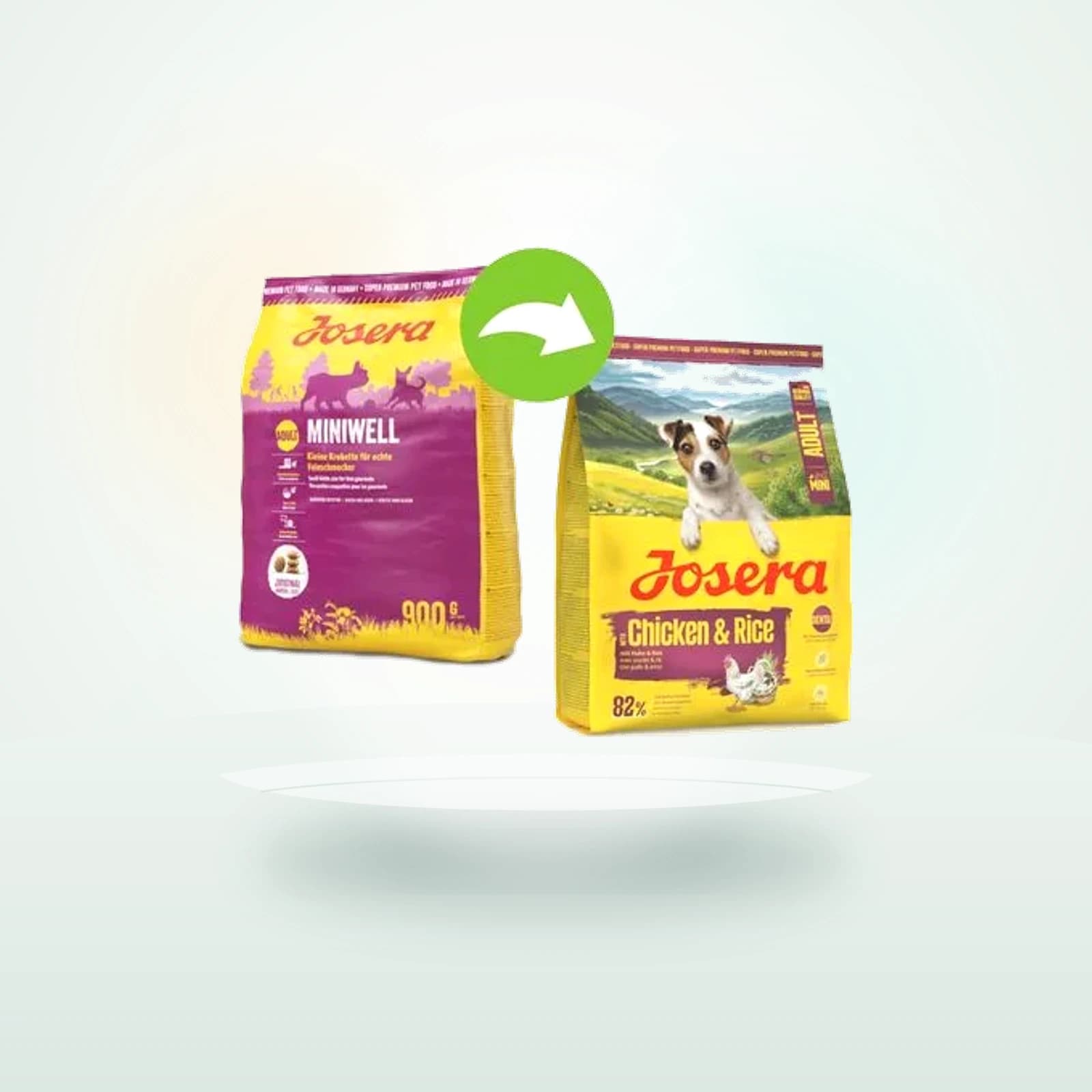 Josera Mini Adult frango e arroz
