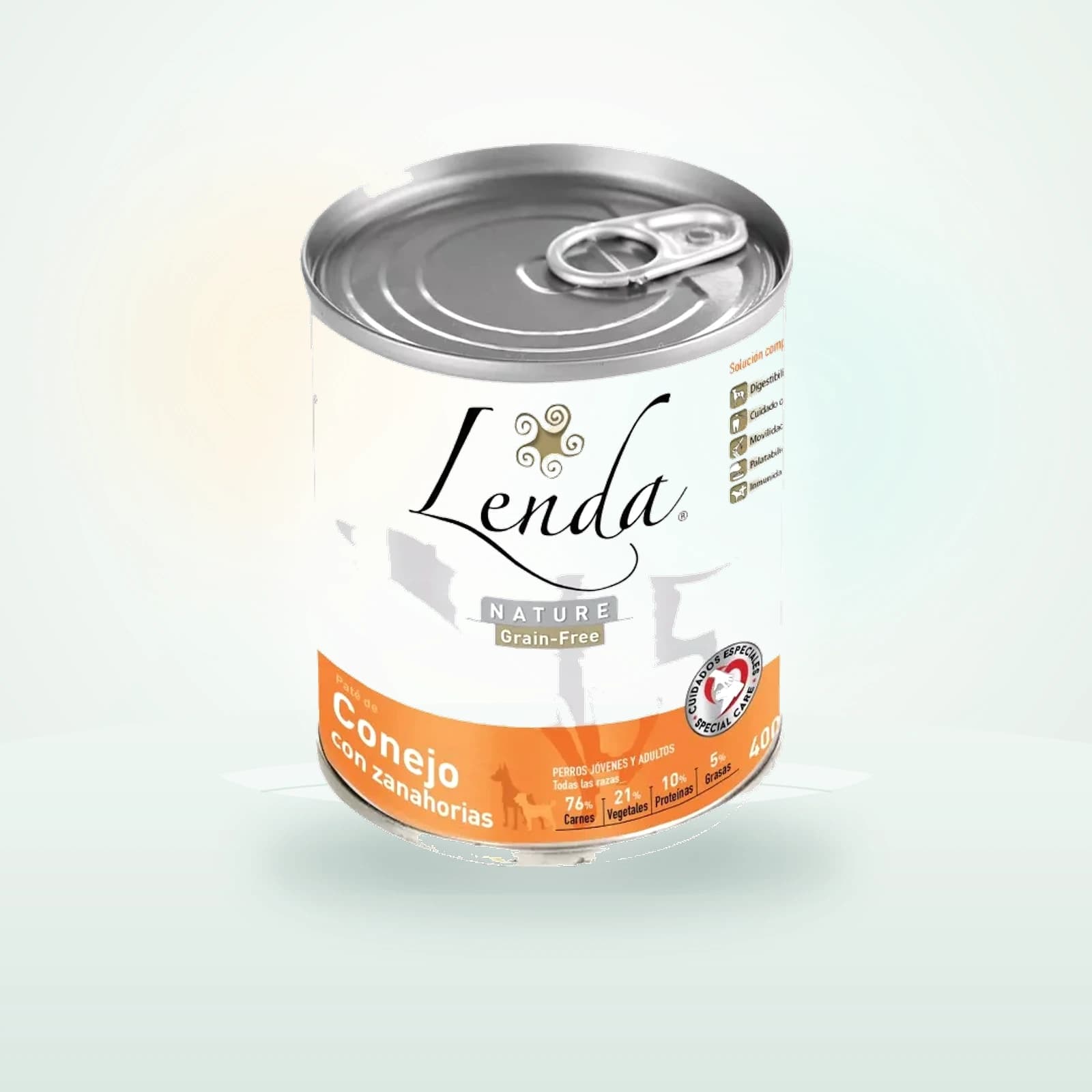 Lenda Nature Grain Free Conejo y Zanahoria lata
