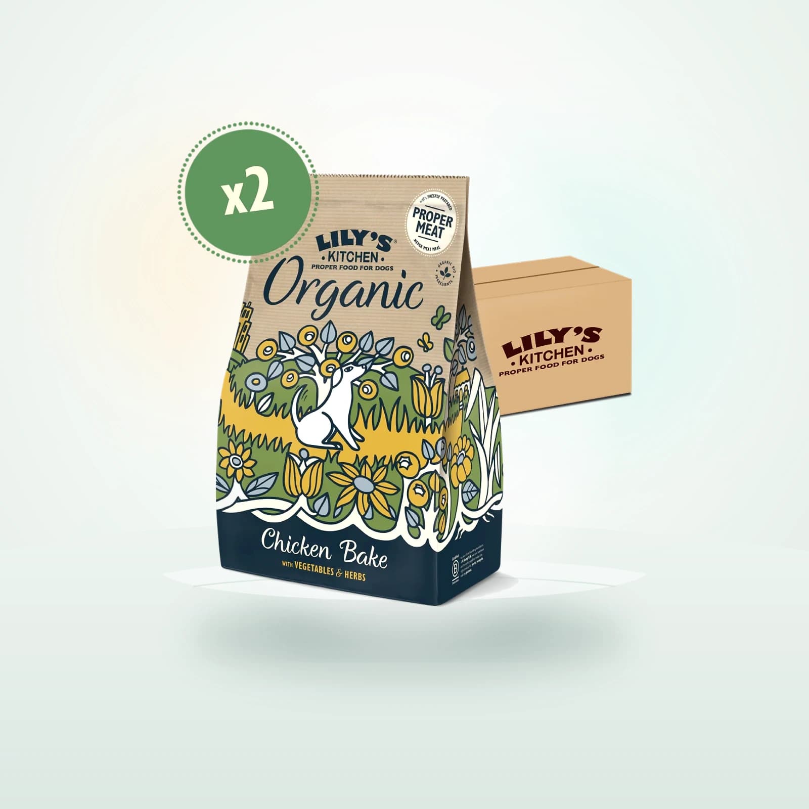 Lily's Kitchen Organic Chicken & Vegetable Dry Food