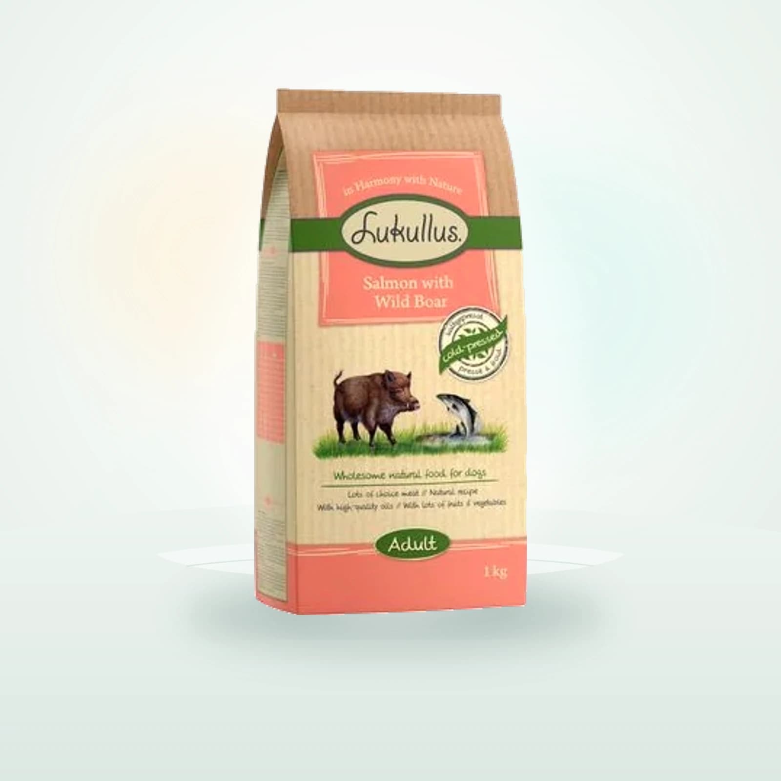 Lukullus Cold-Pressed Salmon & Wild Boar