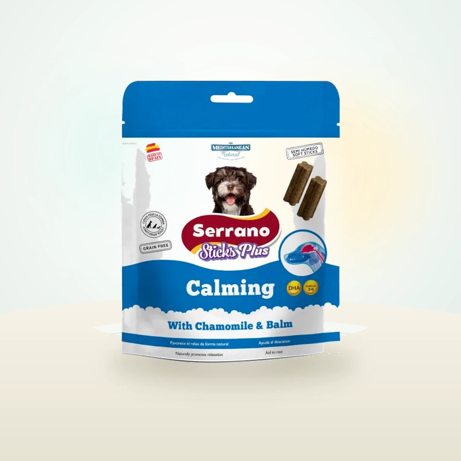 Mediterranean Natural Serrano Palitos Functional Calming