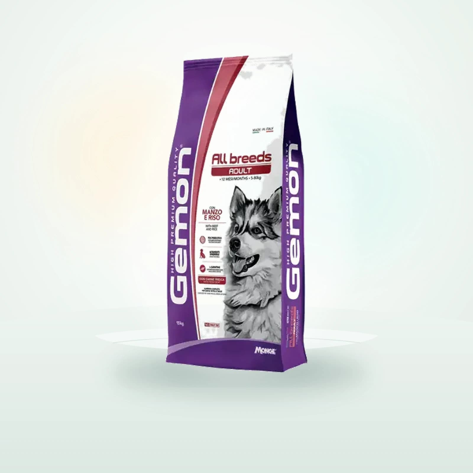 Monge Gemon Gemon All Breeds Adult con Manzo e Riso