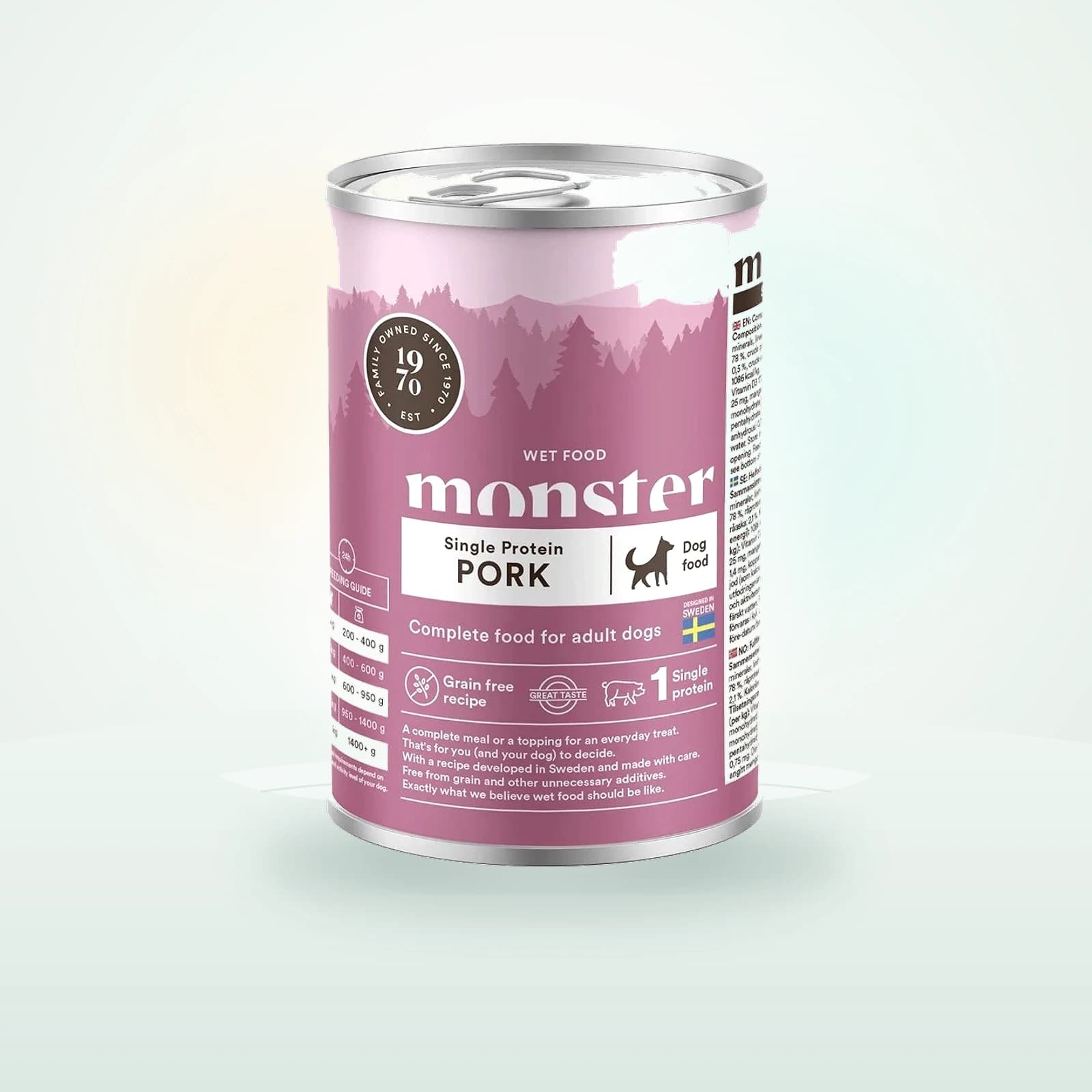 Monster Dog Adult Single Protein Pork