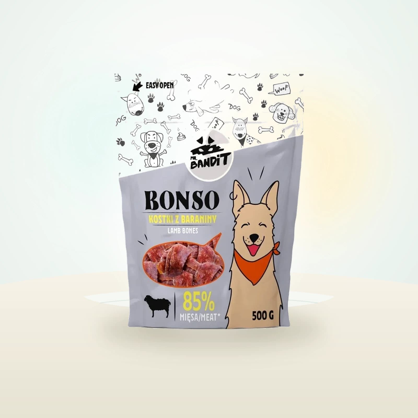 MR. BANDIT Bonso kostki z baraniny dla psów