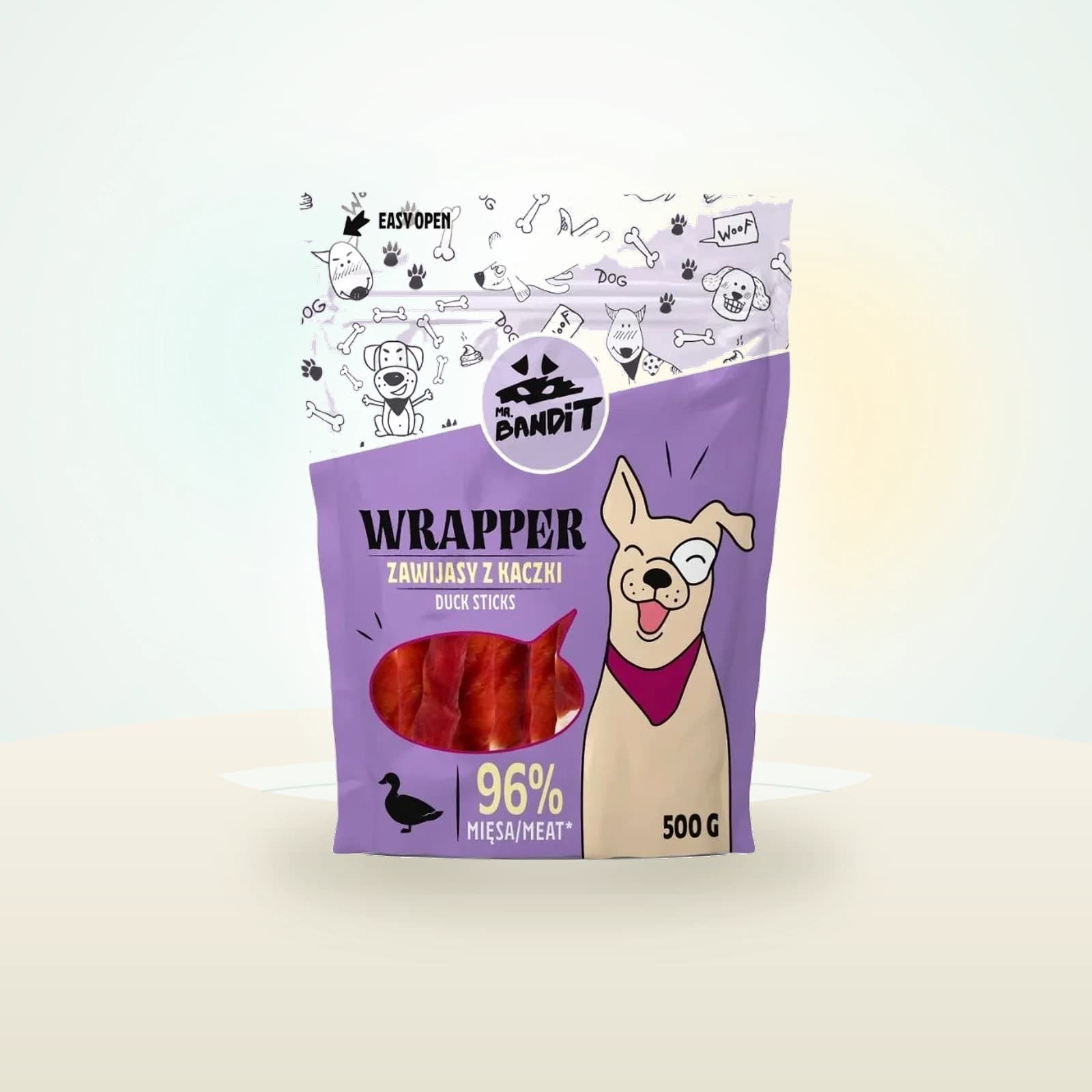 MR. BANDIT Wrapper zawijas z kaczki dla psów