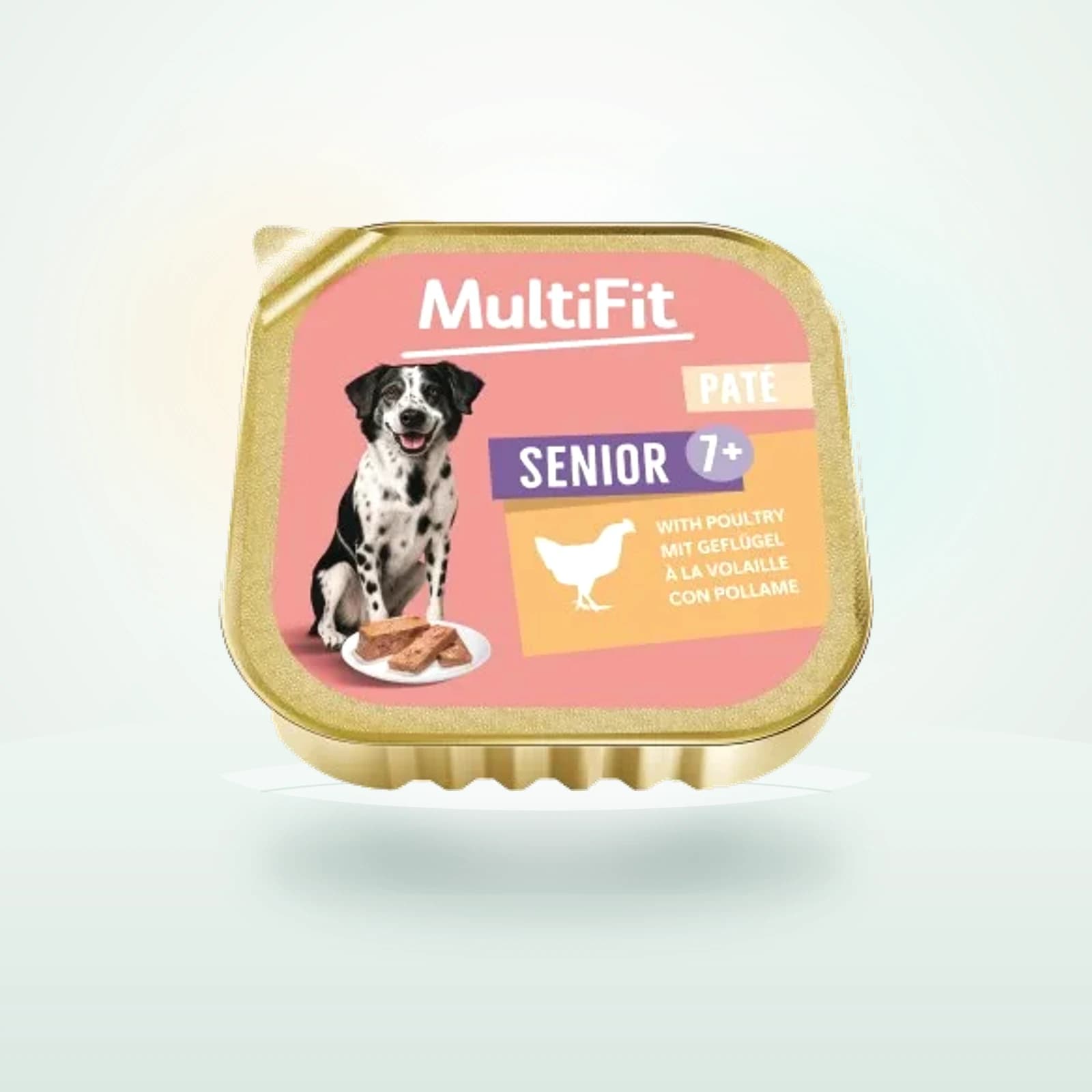 MultiFit pâtée pour chien senior à la volaille