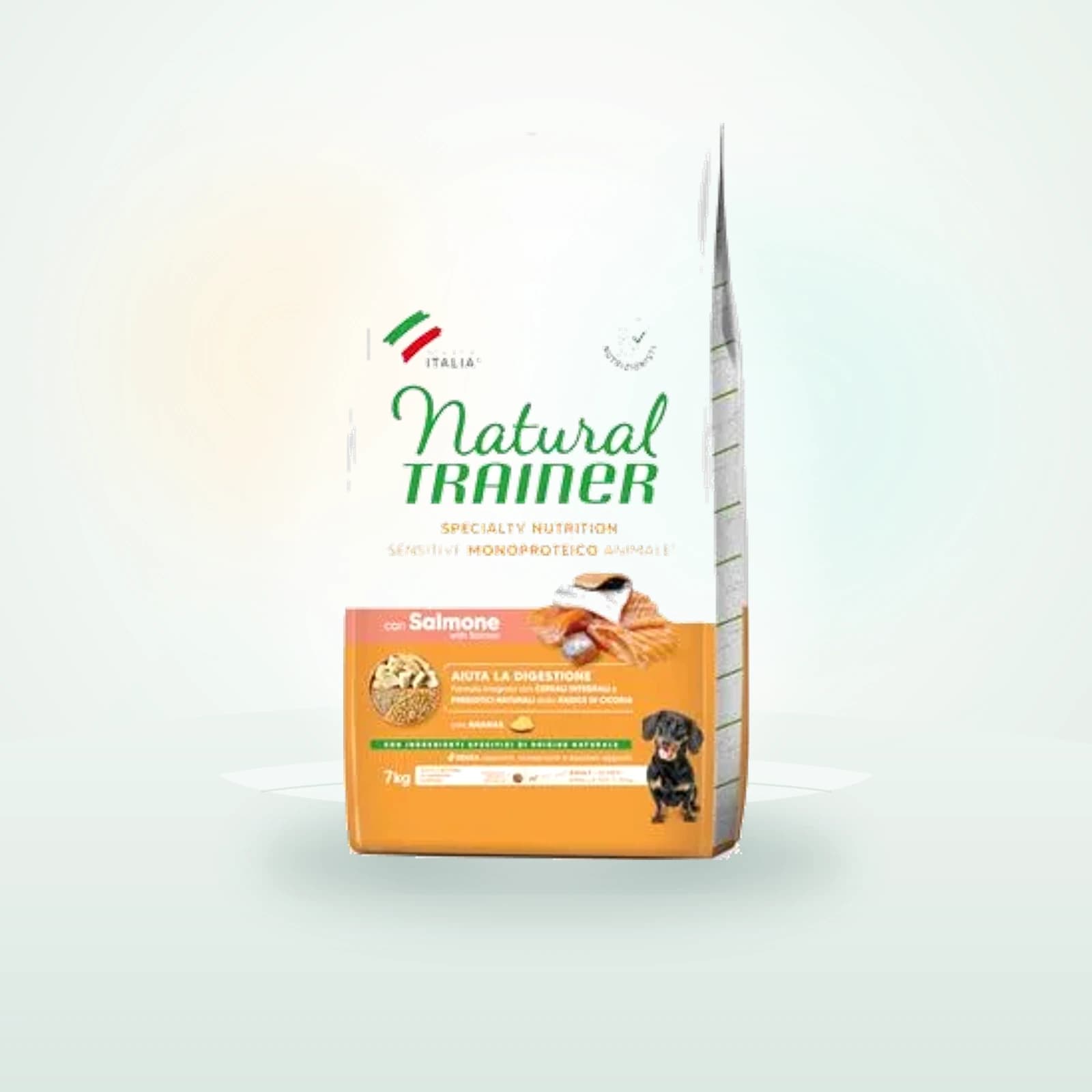 Natural Trainer Sensitive Adult Small & Toy con salmón