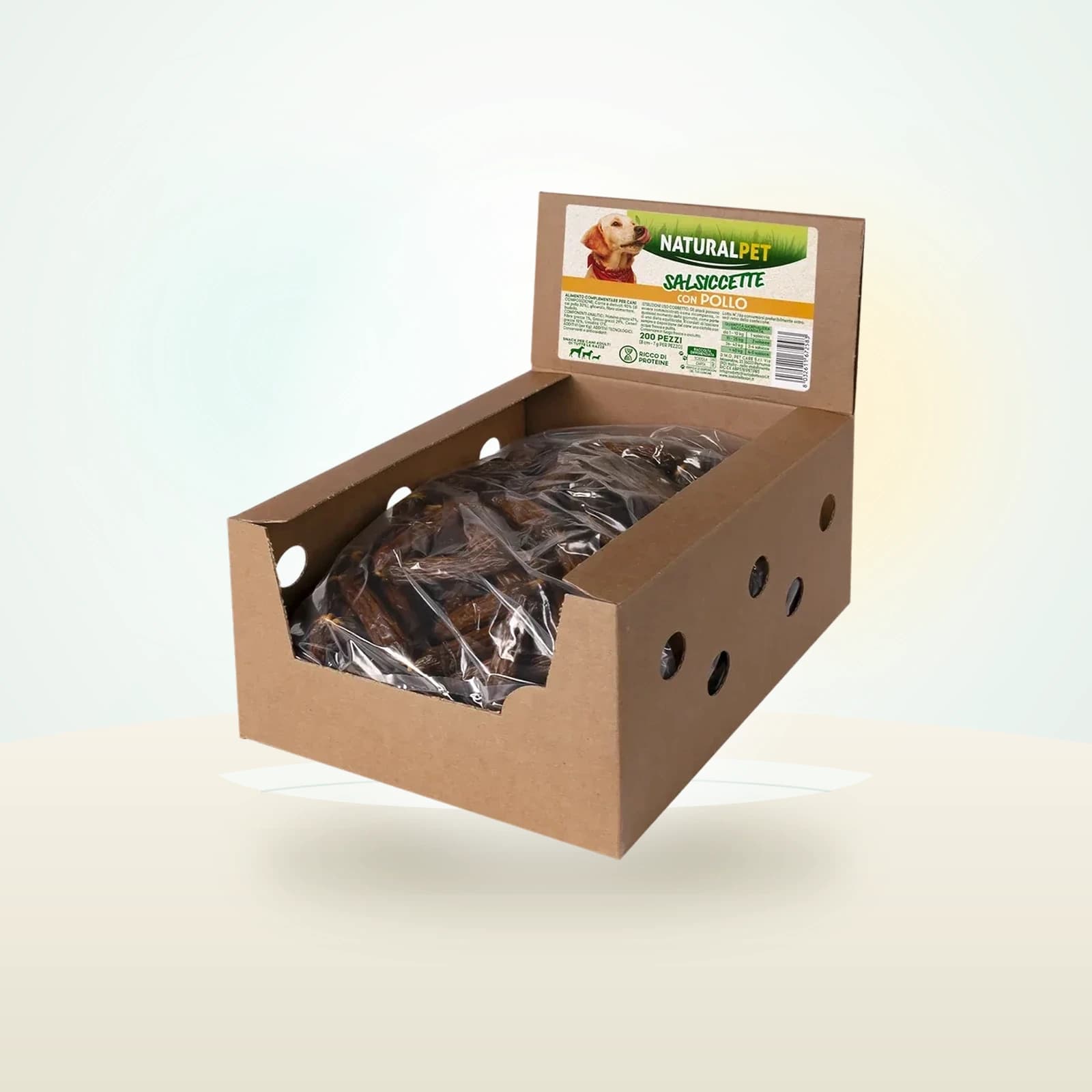 Naturalpet Dog Salsiccette gusto Pollo
